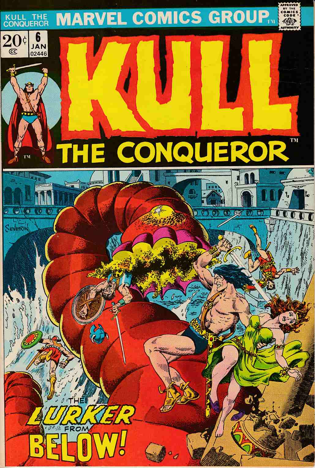 Kull The Conqueror #6 Very Fine Minus (7.5) [Marvel Comic] LARGE