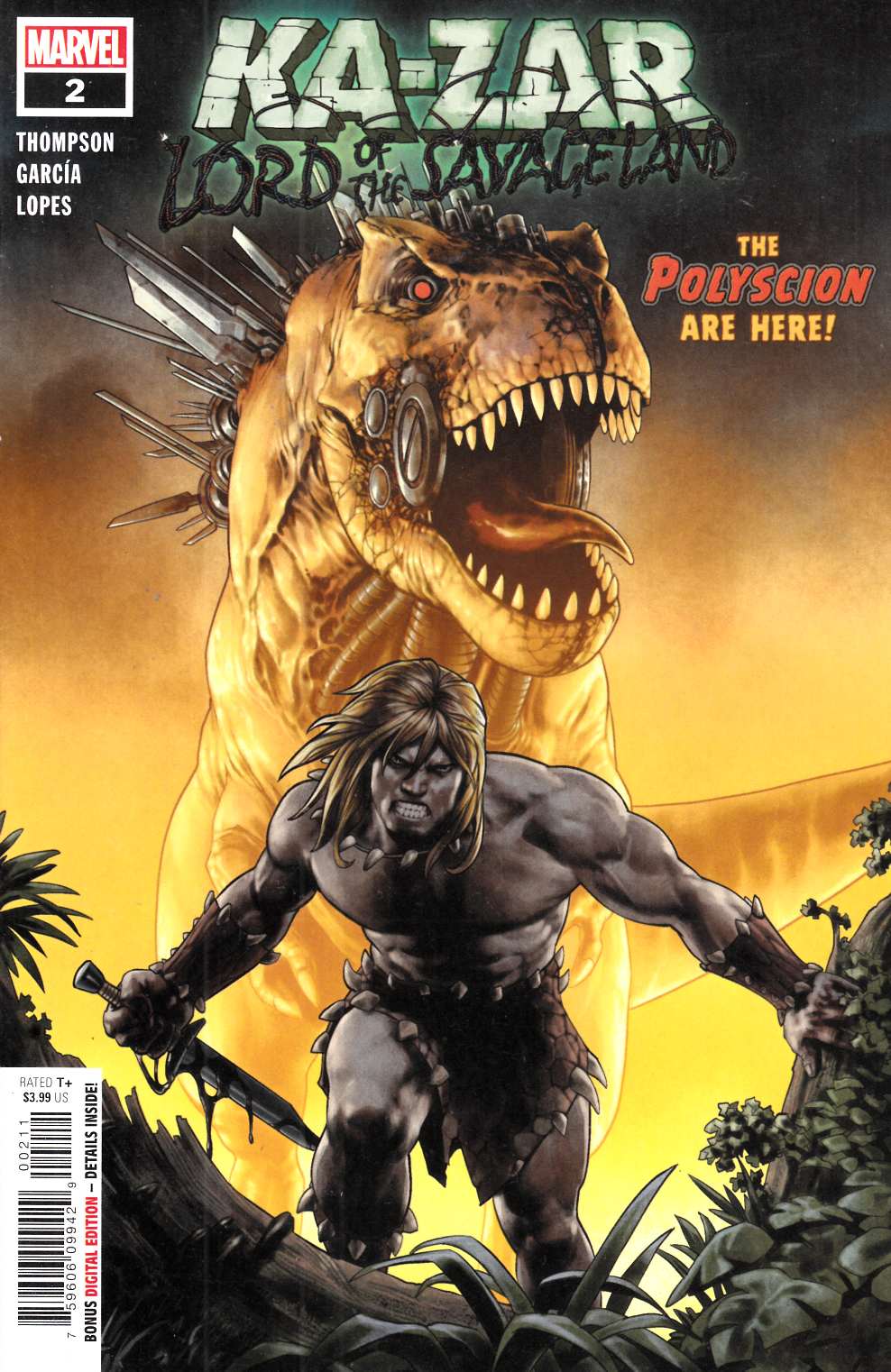 Ka-Zar Lord of the Savage Land #2 Near Mint (9.4) [Marvel Comic] THUMBNAIL