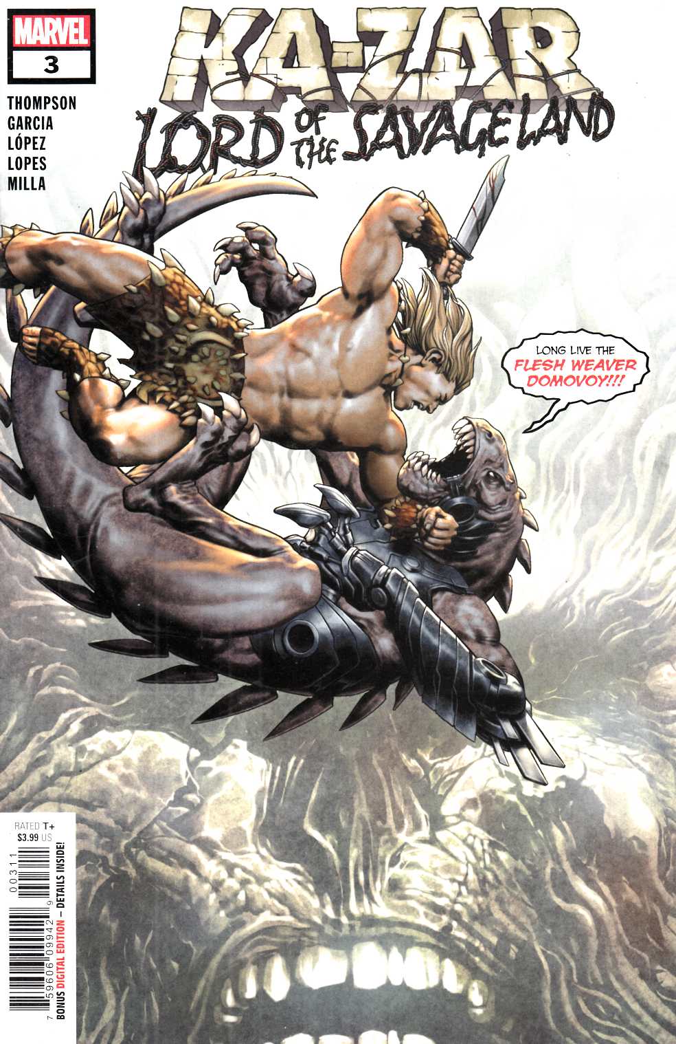 Ka-Zar Lord of the Savage Land #3 Near Mint (9.4) [Marvel Comic] THUMBNAIL