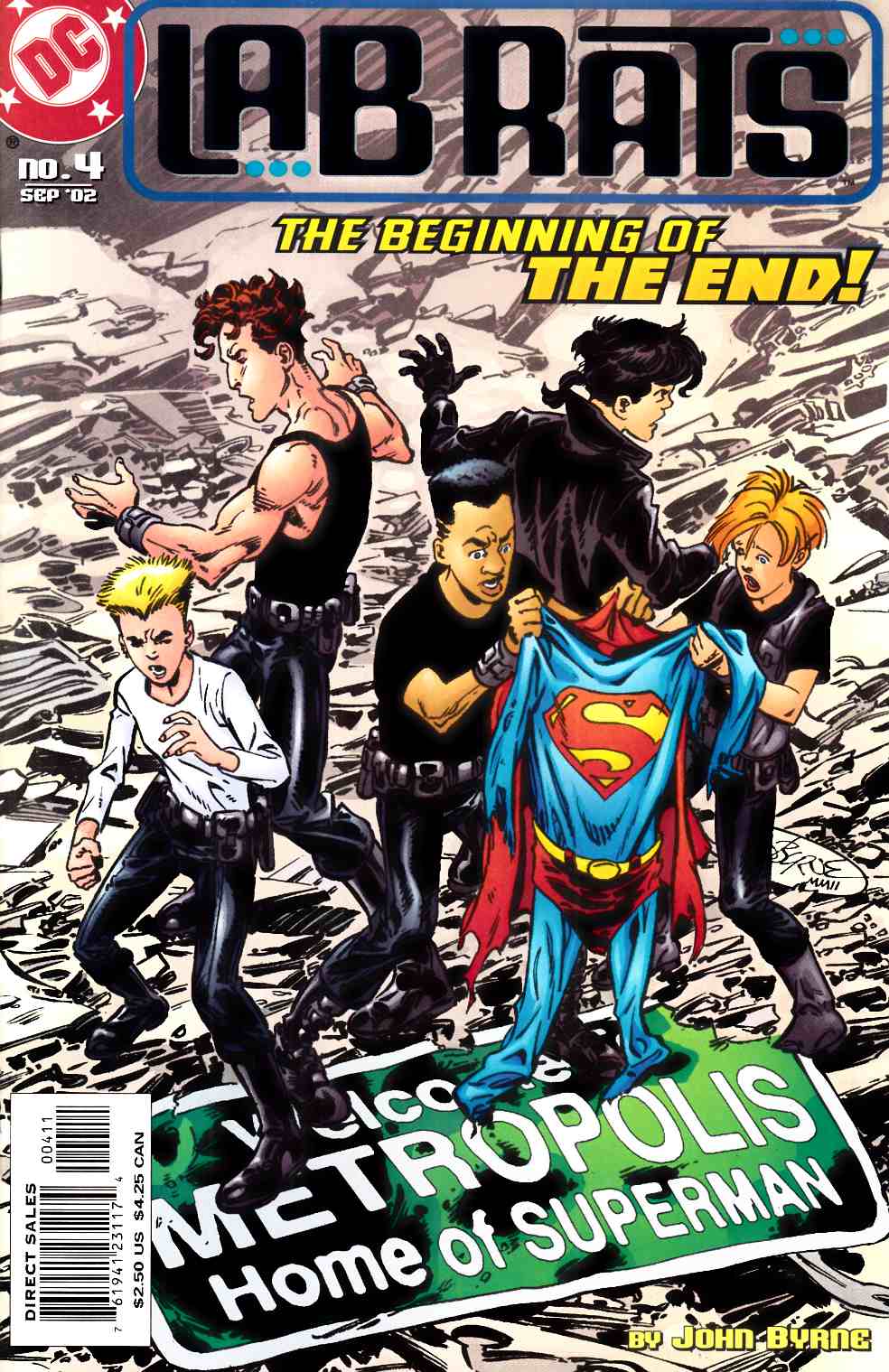 Lab Rats #4 Near Mint (9.4) [DC Comic] THUMBNAIL