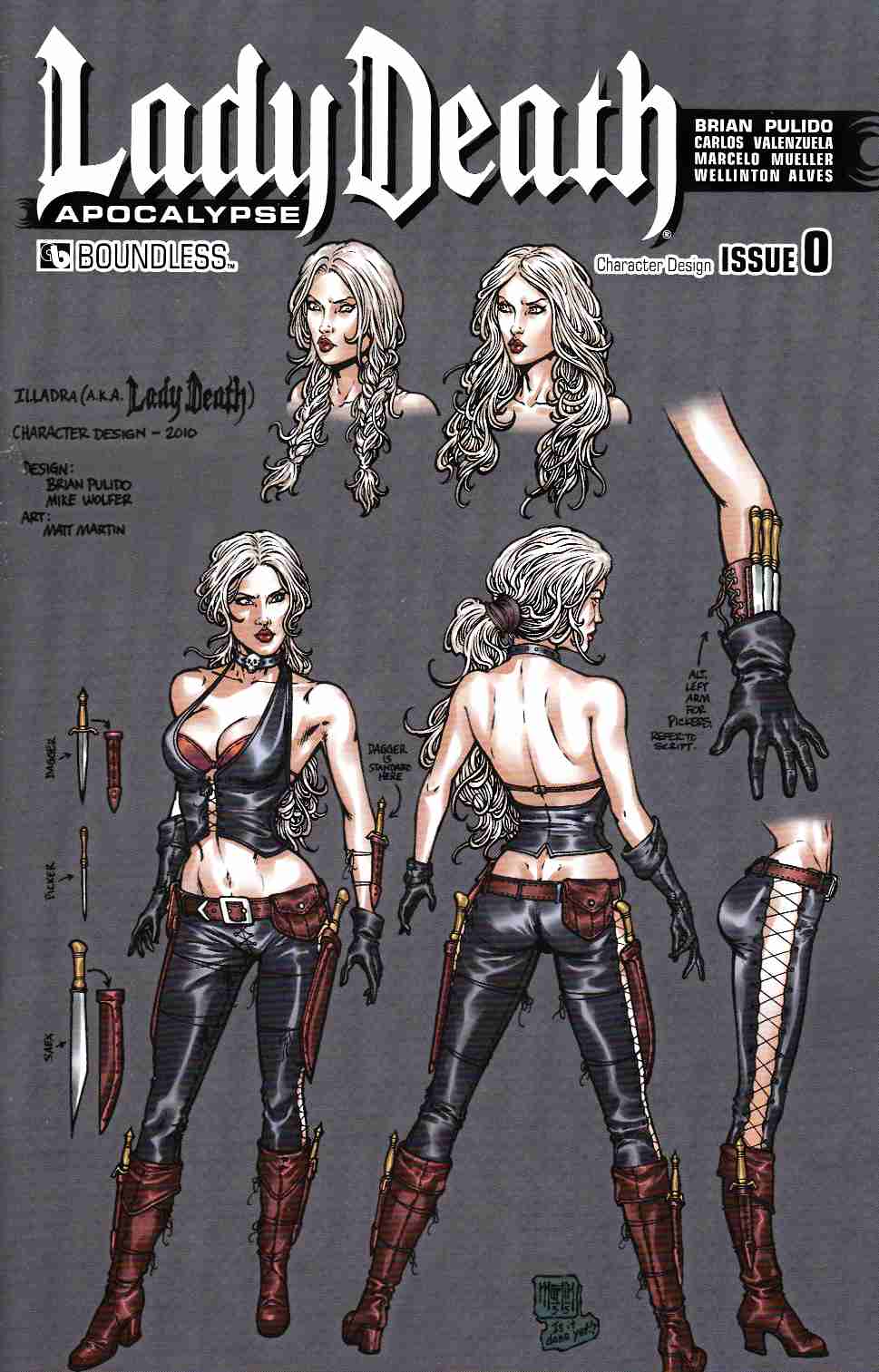 Lady Death Apocalypse #0 Character Design Variant [Boundless Comic] LARGE