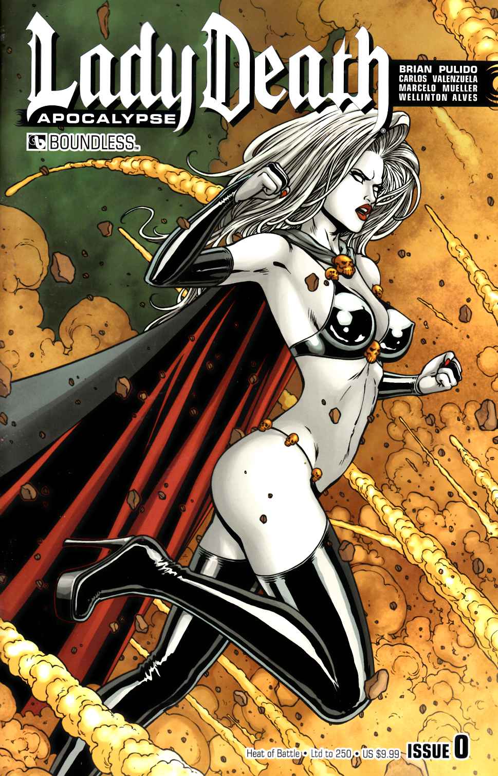 Lady Death Apocalypse #0 Heat of Battle Cover [Boundless Comic] LARGE