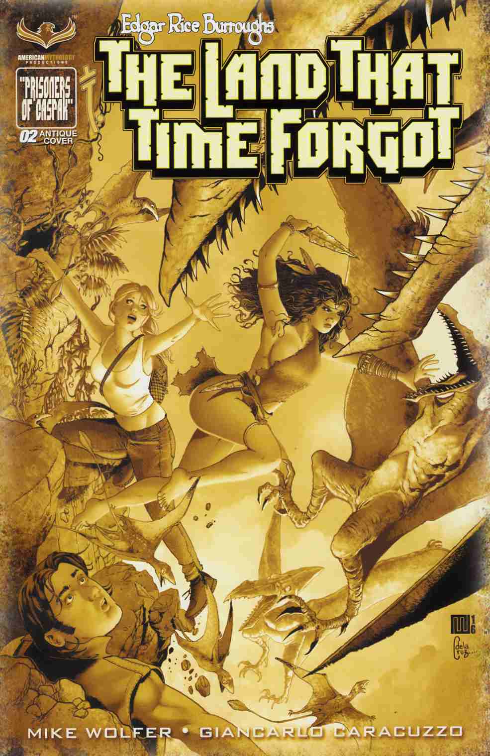 ERB Land That Time Forgot #2 Wolfer Incentive Cover [American Mythology Comic] THUMBNAIL