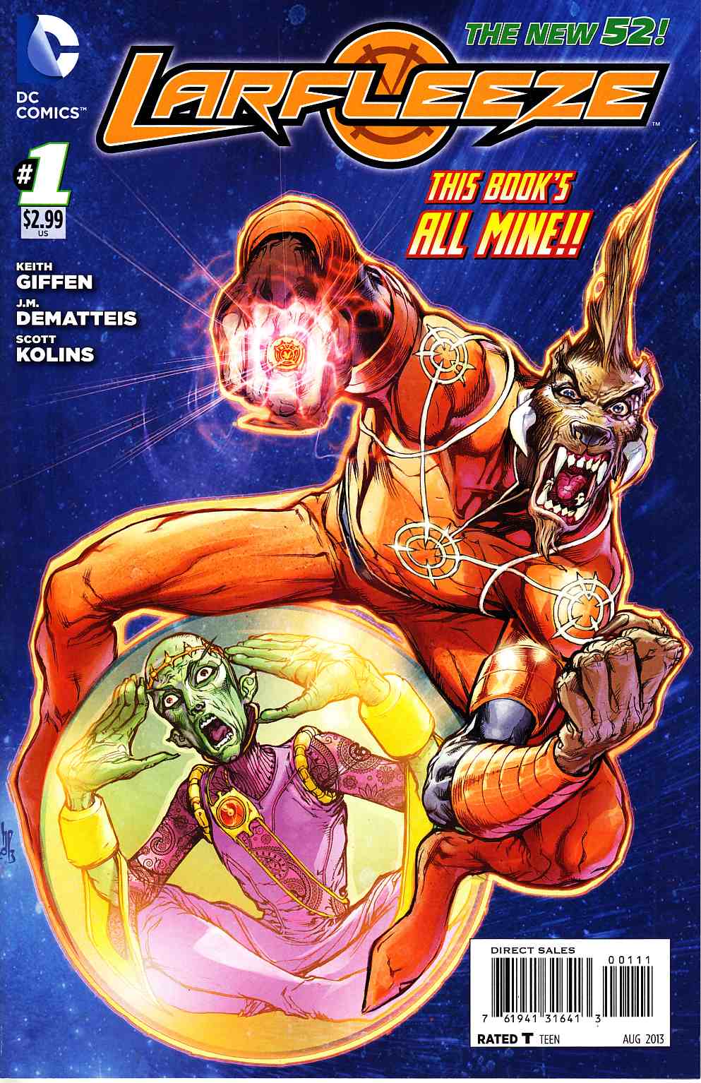 Larfleeze #1 Very Fine (8.0) [DC Comic] LARGE