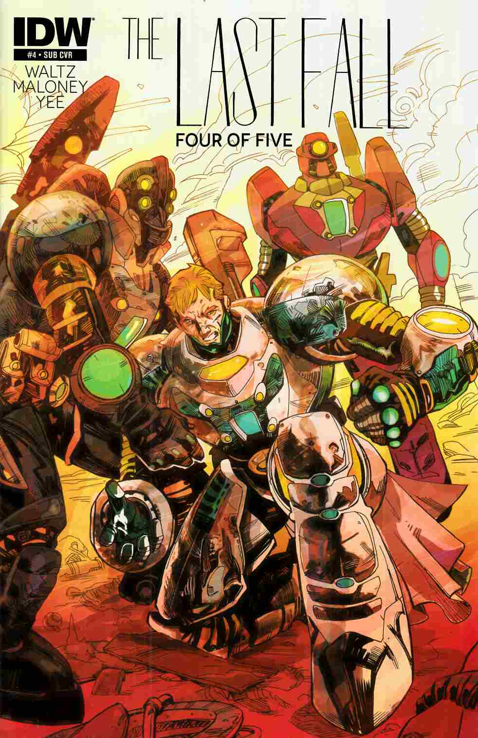 The Last Fall #4 Subscription Cover [IDW Comic] THUMBNAIL