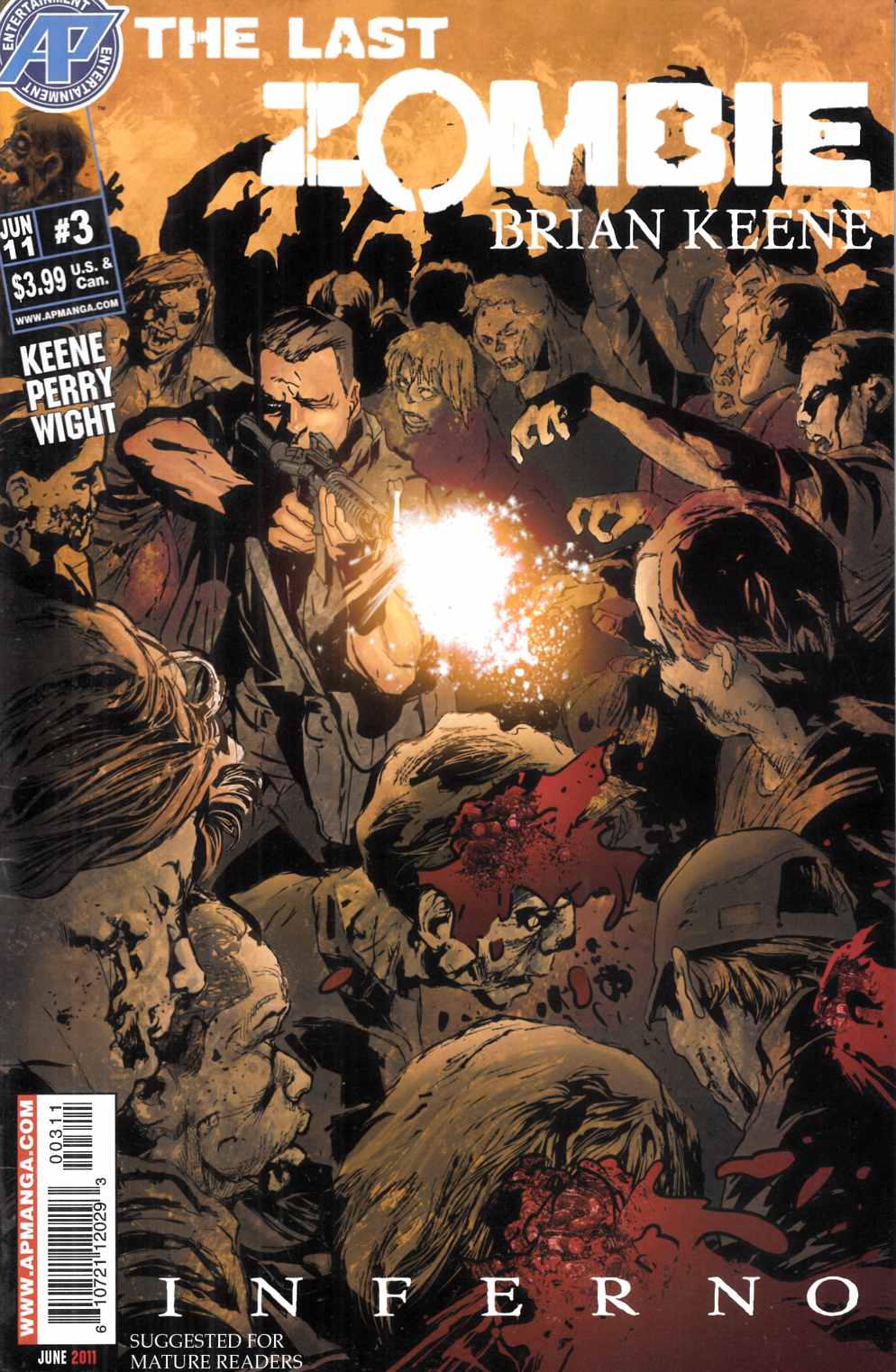 Last Zombie Inferno #3 Very Fine (8.0) [Antarctic Comic] LARGE
