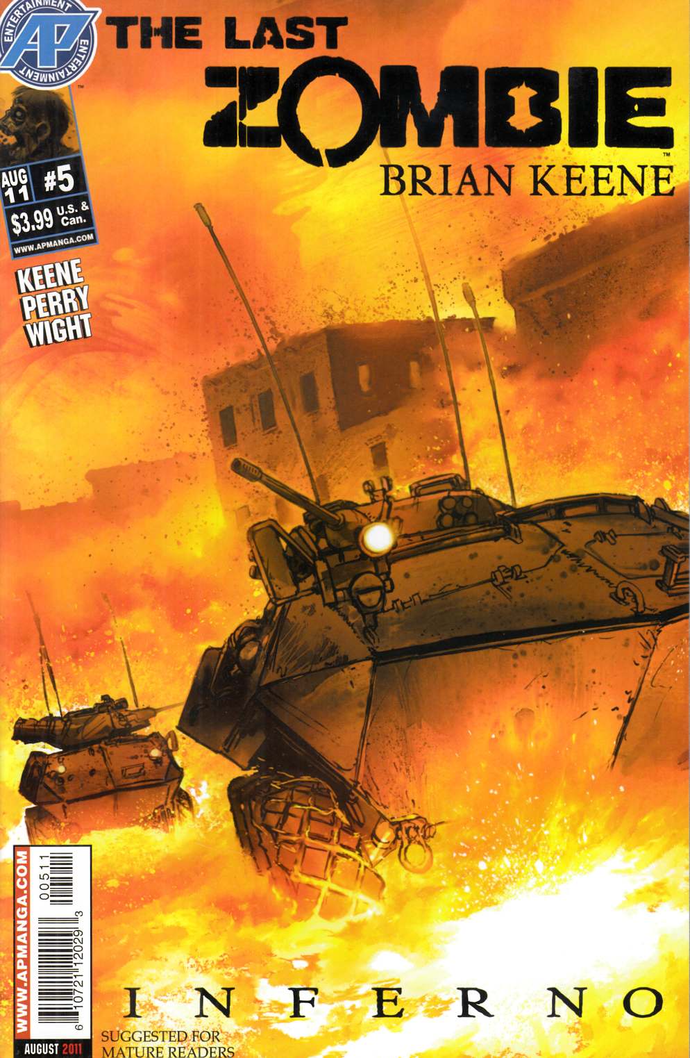 Last Zombie Inferno #5 Near Mint (9.4) [Antarctic Comic] LARGE