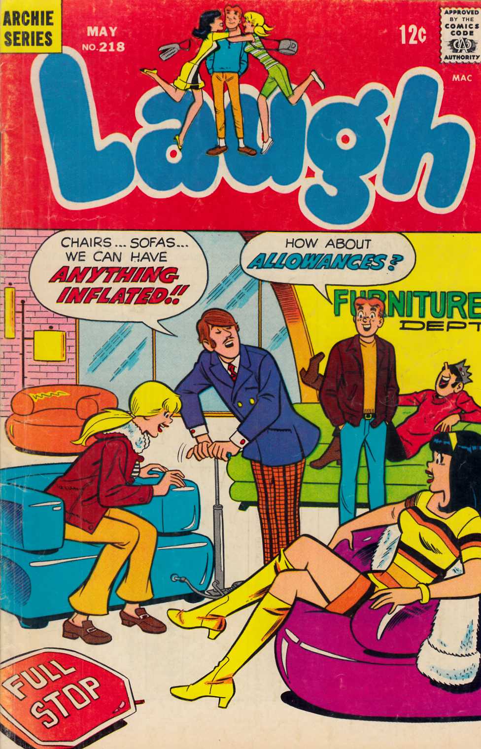 Laugh Comics #218 Very Good (4.0) [Archie Comic] THUMBNAIL
