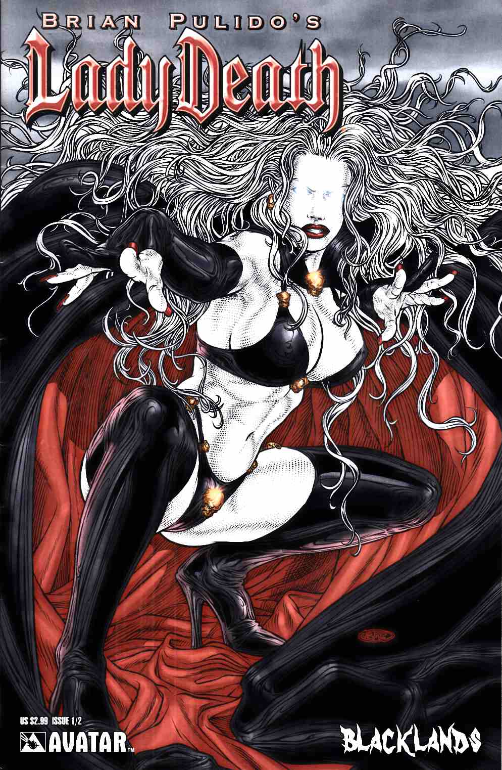 Lady Death Blacklands #1/2 Regular Cover Very Fine (8.0) [Avatar Comic] THUMBNAIL