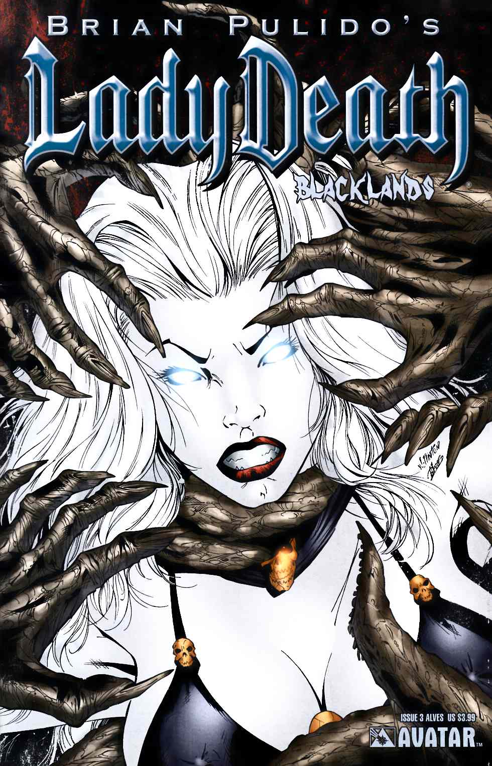 Lady Death Blacklands #3 Alves Cover Fine (6.0) [Avatar Comic] LARGE