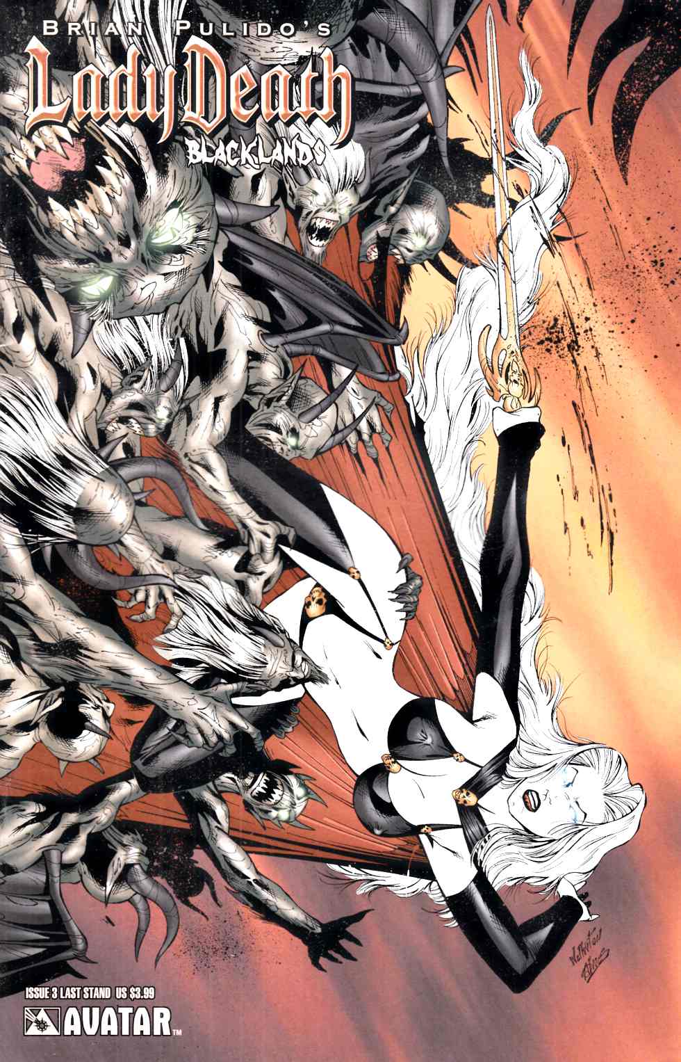 Lady Death Blacklands #3 Last Stand Cover Fine (6.0) [Avatar Comic] THUMBNAIL