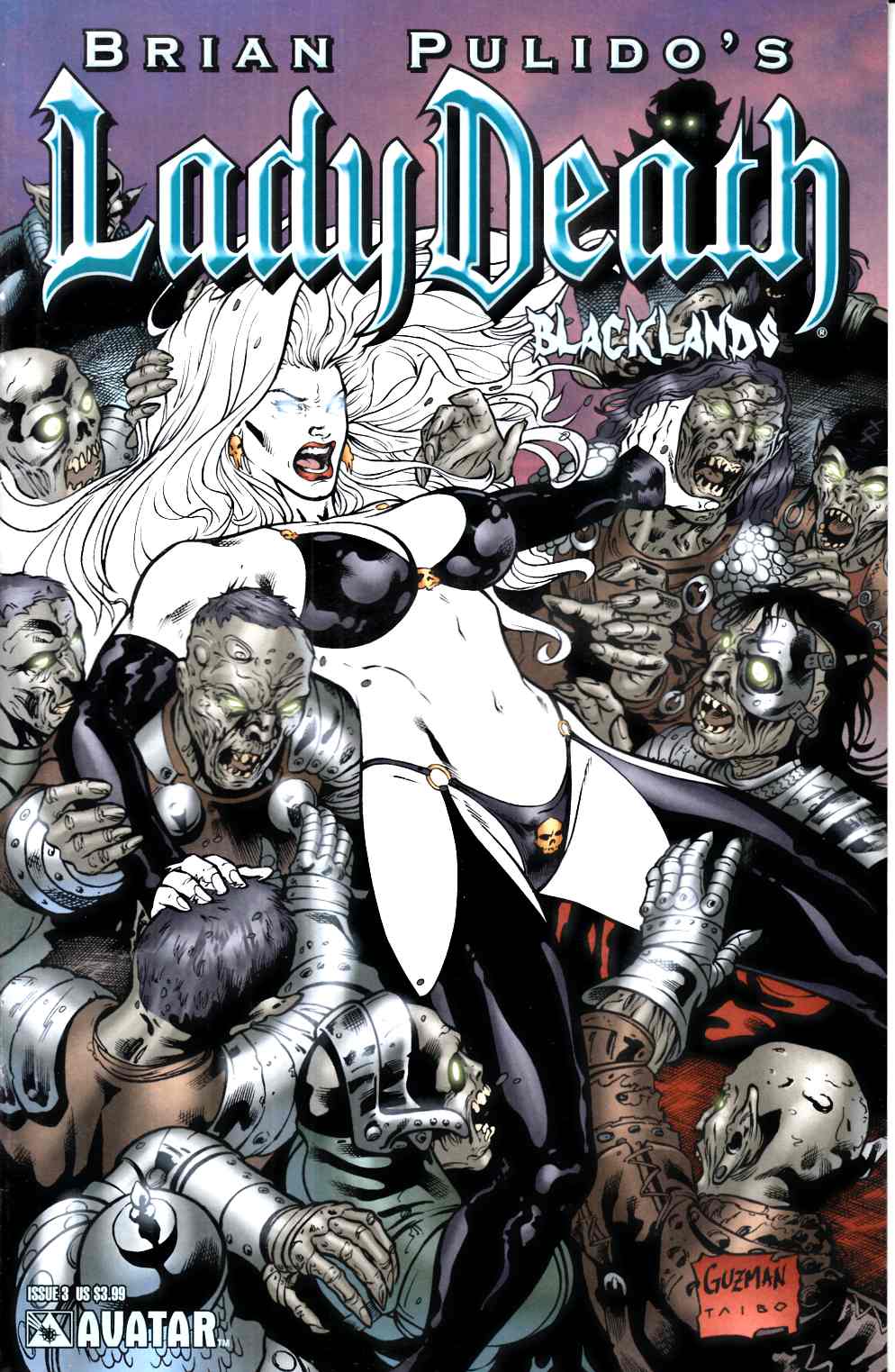 Lady Death Blacklands #3 Regular Cover Fine (6.0) [Avatar Comic] LARGE