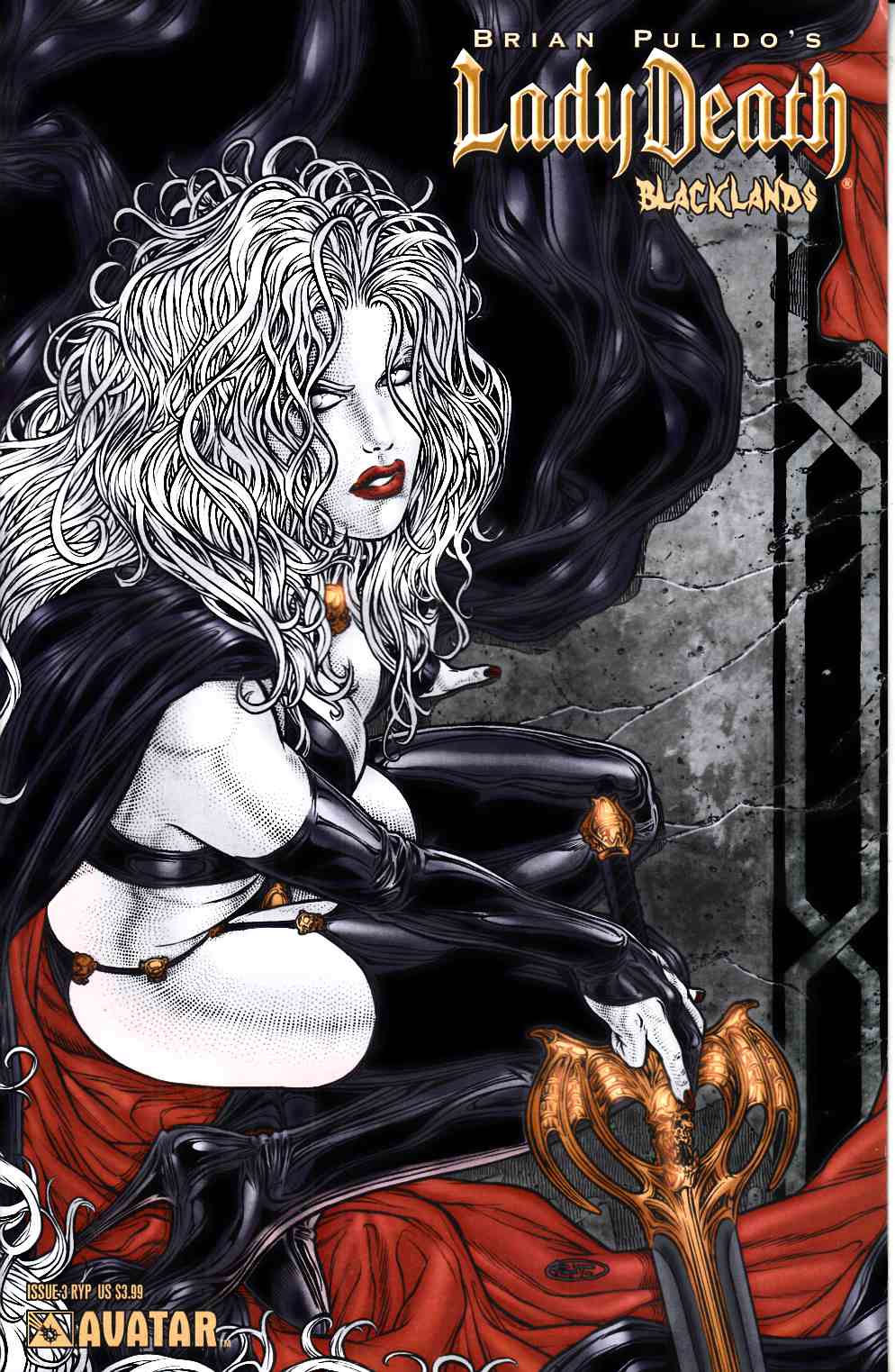 Lady Death Blacklands #3 Ryp Cover Fine (6.0) [Avatar Comic] LARGE