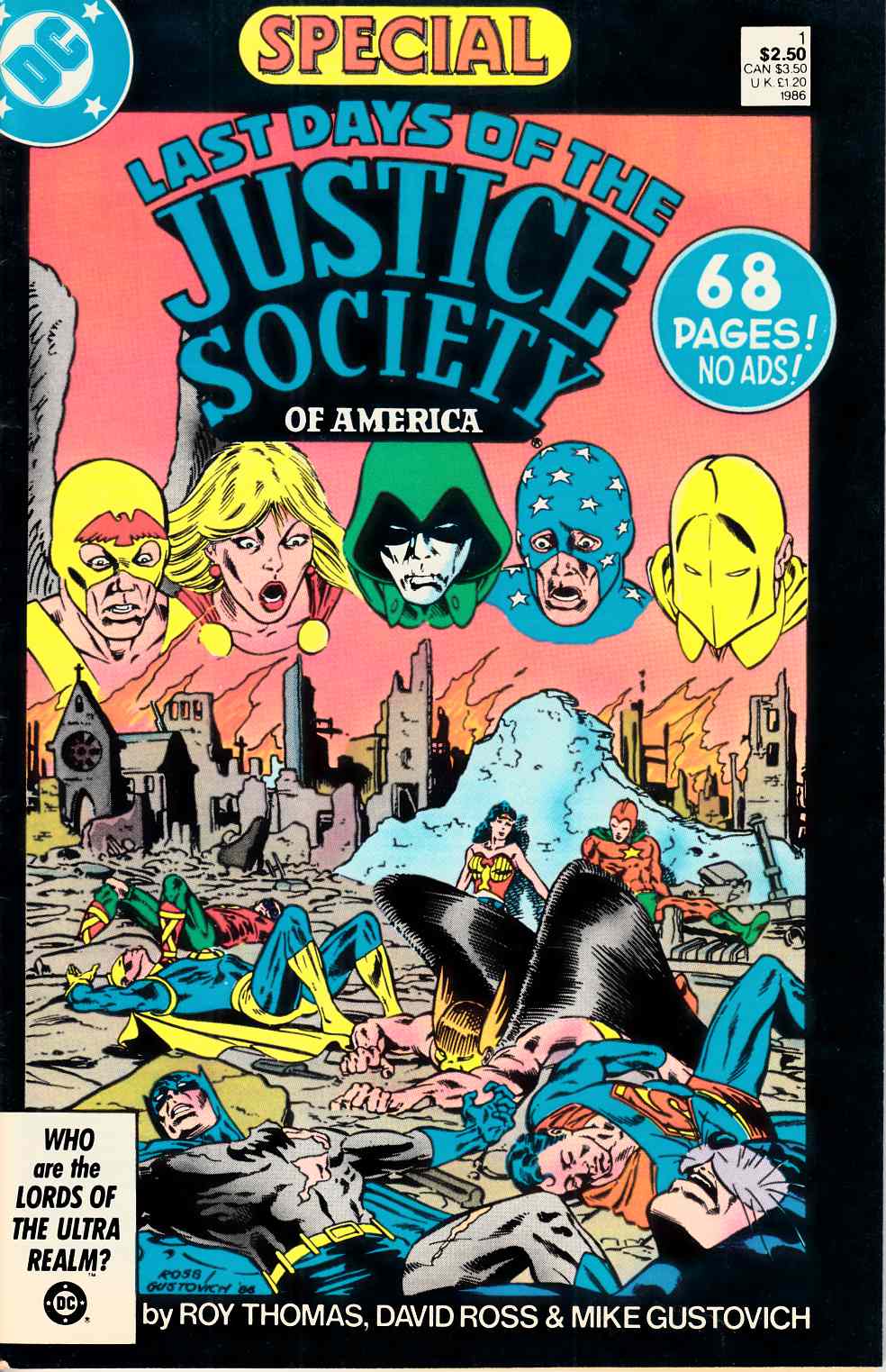 Last Days of the Justice Society Special #1 Very Fine (8.0) [DC Comic] LARGE