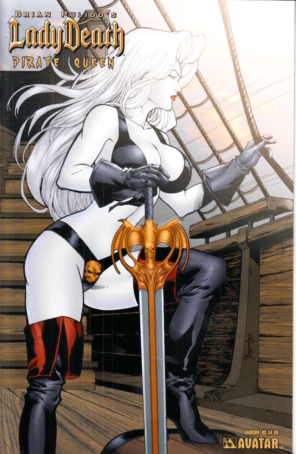 Lady Death Pirate Queen #1 Amorim Cover Very Fine (8.0) [Avatar Comic] LARGE