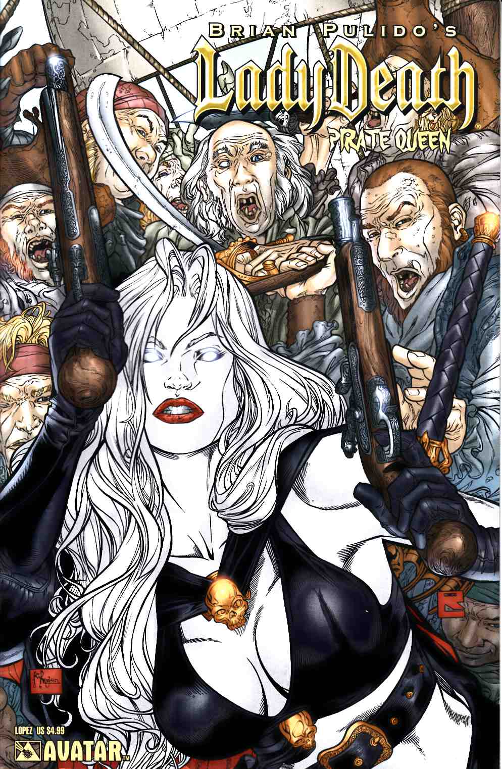 Lady Death Pirate Queen #1 Lopez Cover Very Fine (8.0) [Avatar Comic] LARGE