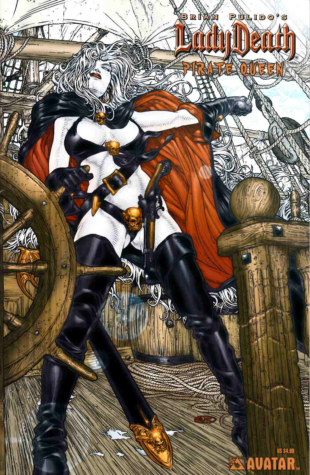 Lady Death Pirate Queen #1 Regular Cover Very Fine (8.0) [Avatar Comic] LARGE
