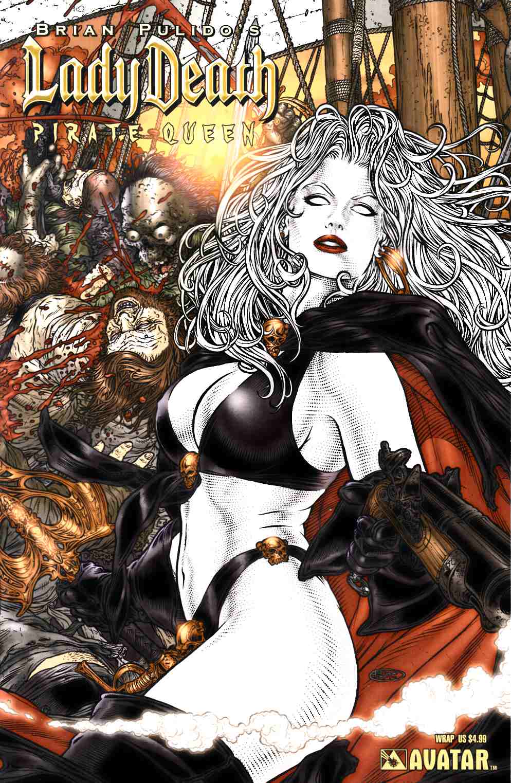 Lady Death Pirate Queen #1 Wrap Cover Very Fine (8.0) [Avatar Comic] LARGE