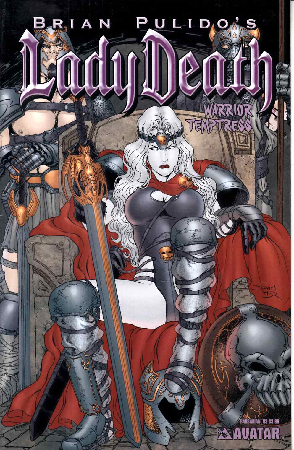 Lady Death Warrior Temptress #1 Barbarian Cover Very Fine (8.0) [Avatar Comic] LARGE