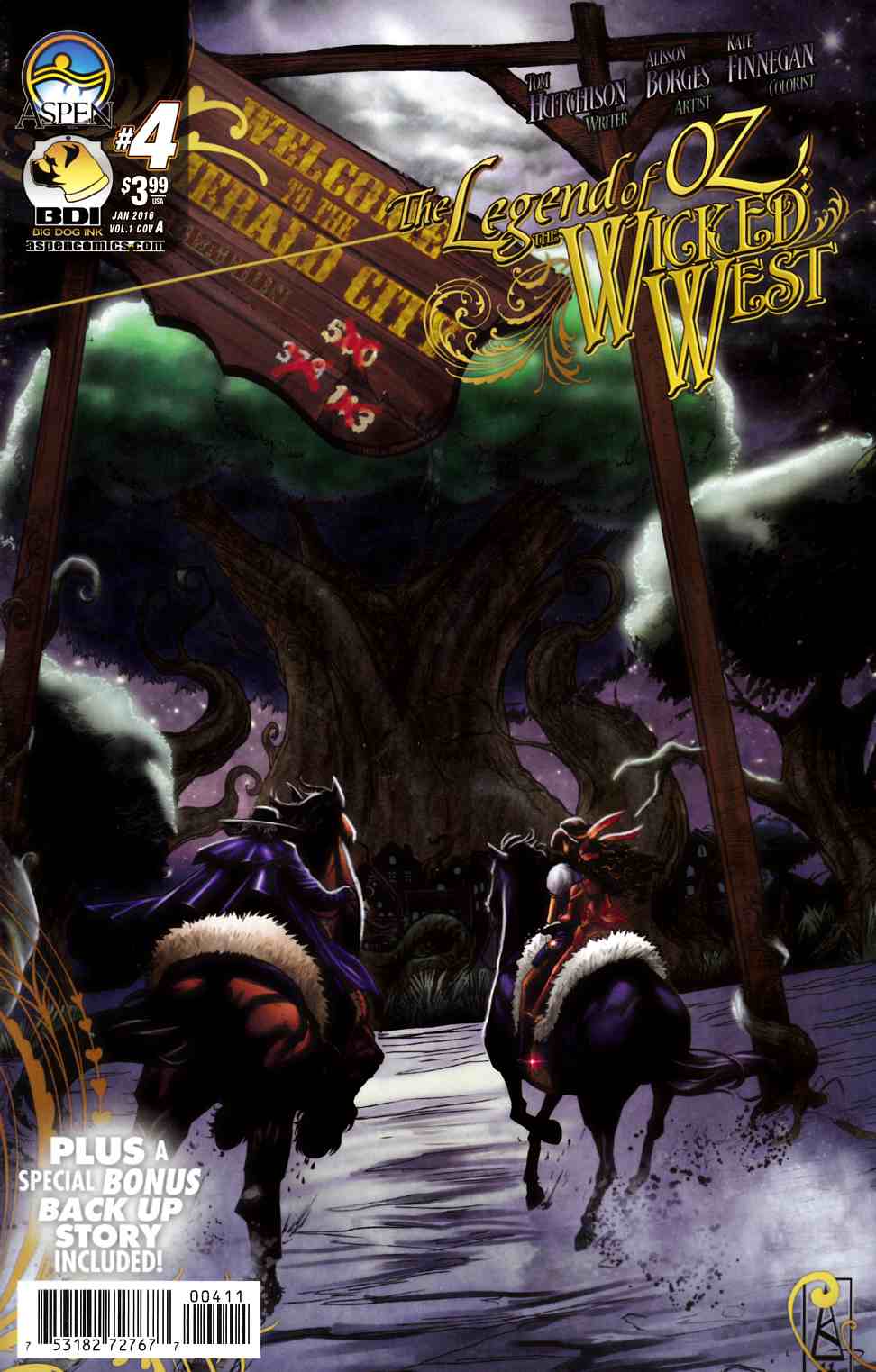 Legend of Oz Wicked West #4 Cover A- Borges [Aspen Comic] LARGE
