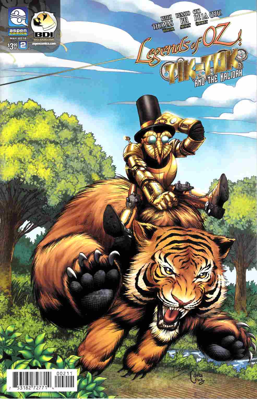 Legends Of Oz Tik Tok and Kalidah #2 Cover A [Aspen Comic] THUMBNAIL