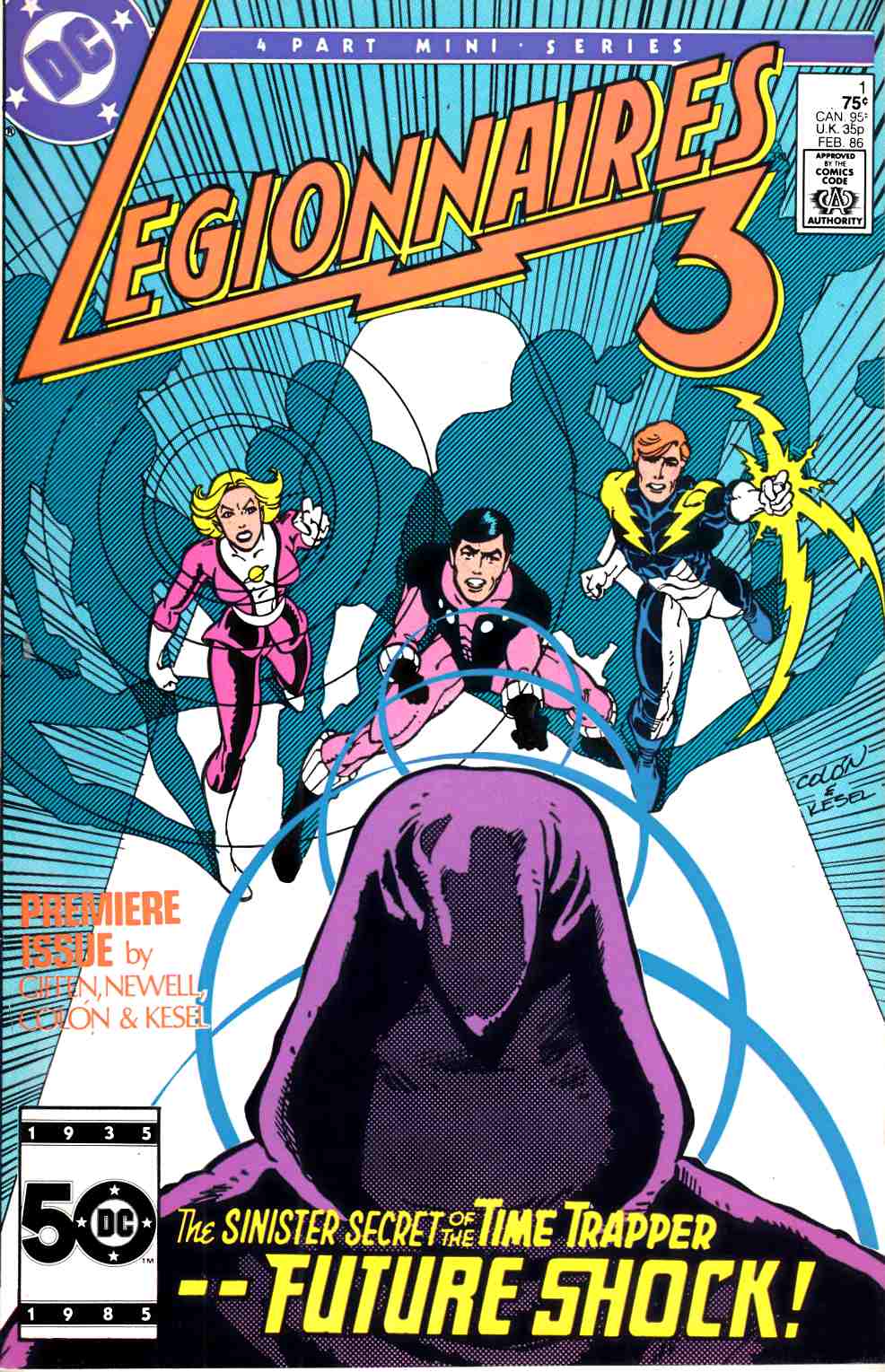 Legionnaires 3 #1 Near Mint Minus (9.2) [DC Comic] THUMBNAIL