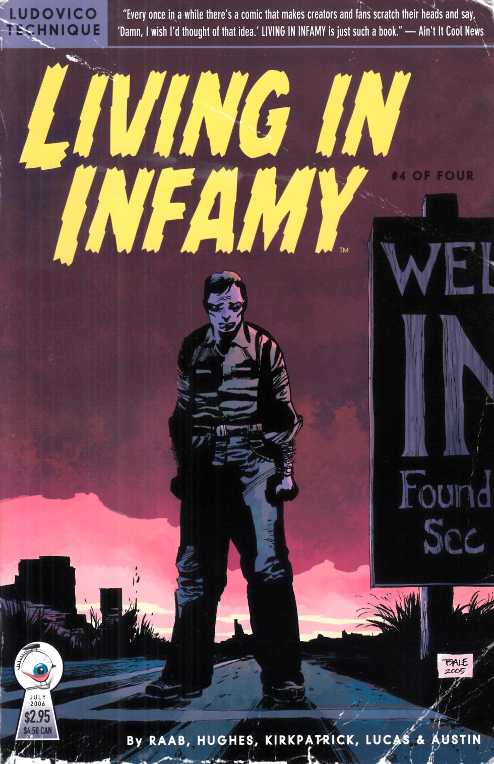 Living in Infamy #4 Near Mint (9.4) [Ludovico Comic] LARGE