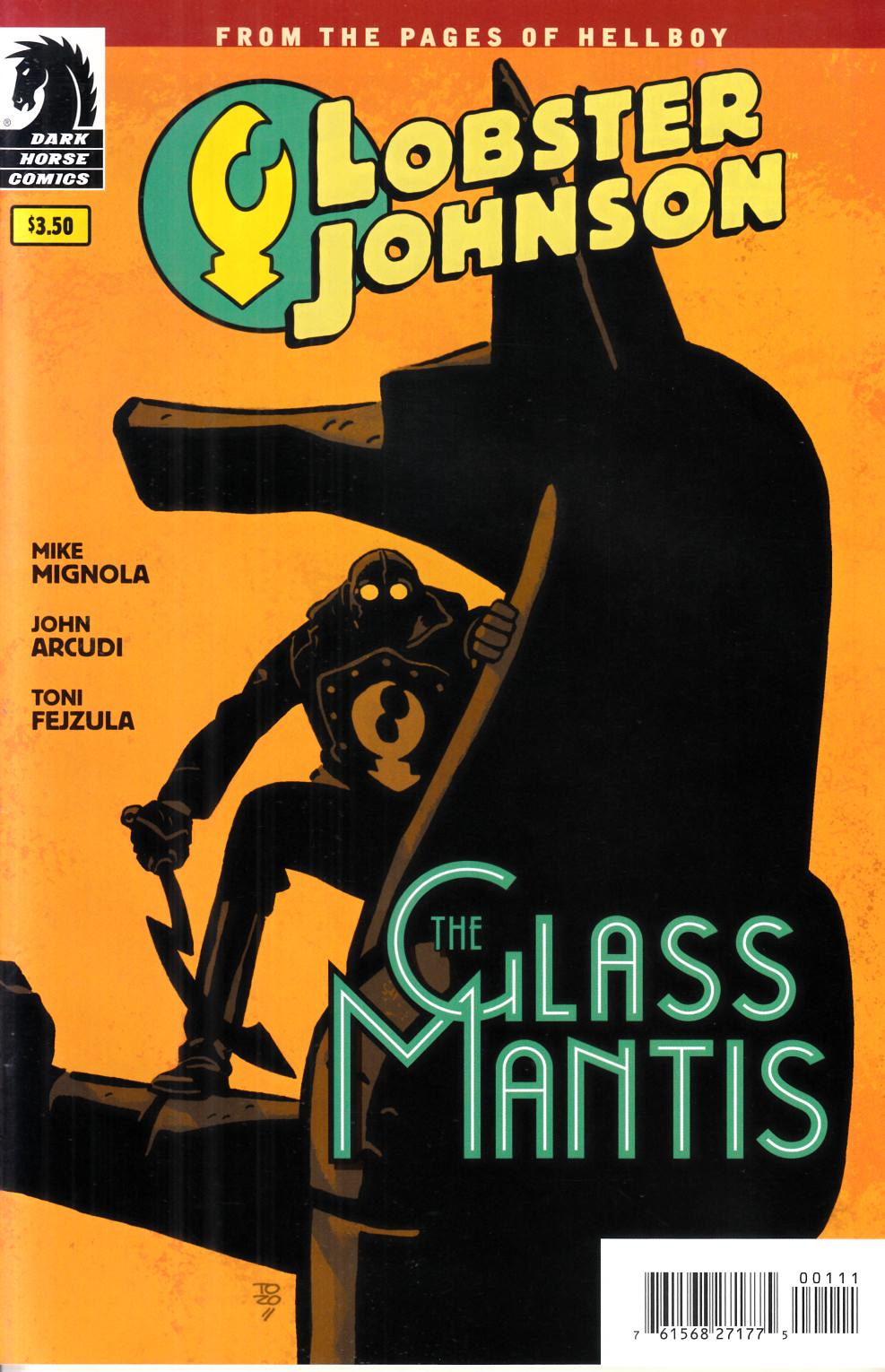 Lobster Johnson The Glass Mantis #0 Near Mint (9.4) [Dark Horse Comic] THUMBNAIL