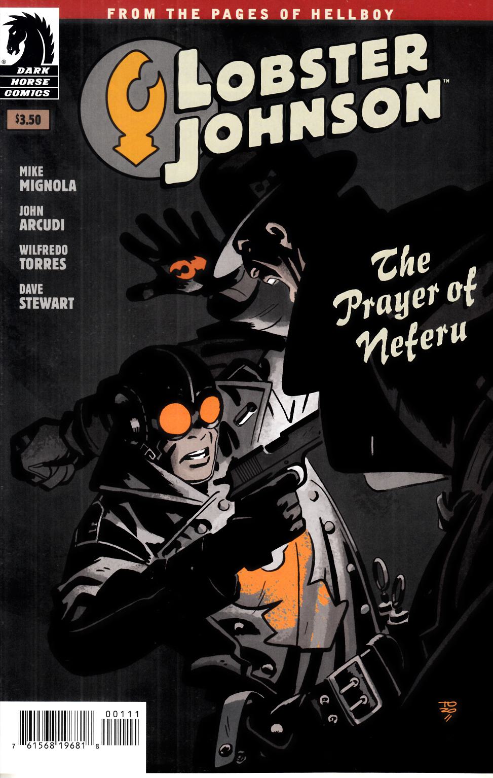 Lobster Johnson Prayer of Neferu #0 Near Mint (9.4) [Dark Horse Comic] THUMBNAIL