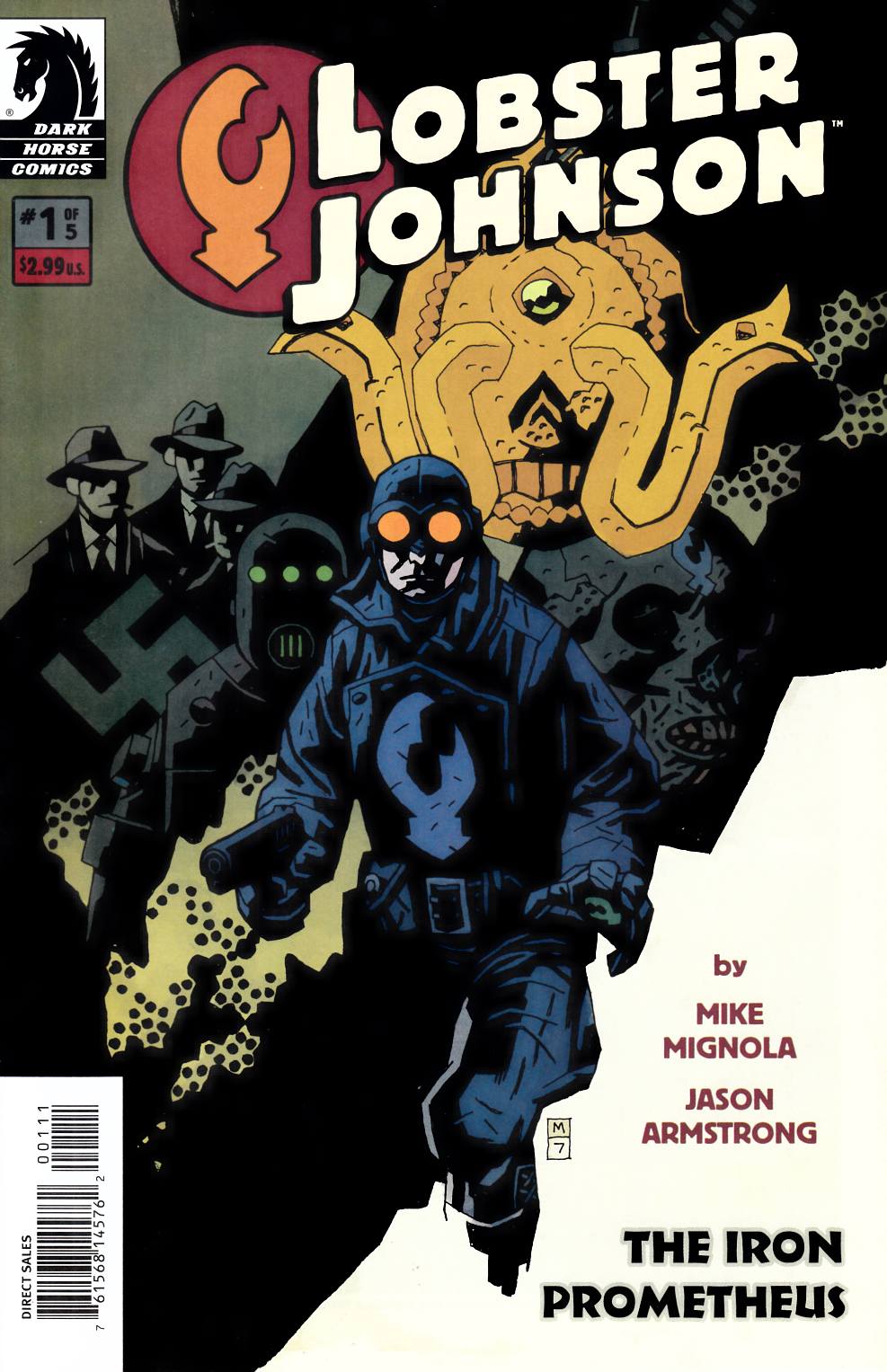 Lobster Johnson The Iron Prometheus #1 Near Mint (9.4) [Dark Horse Comic] THUMBNAIL