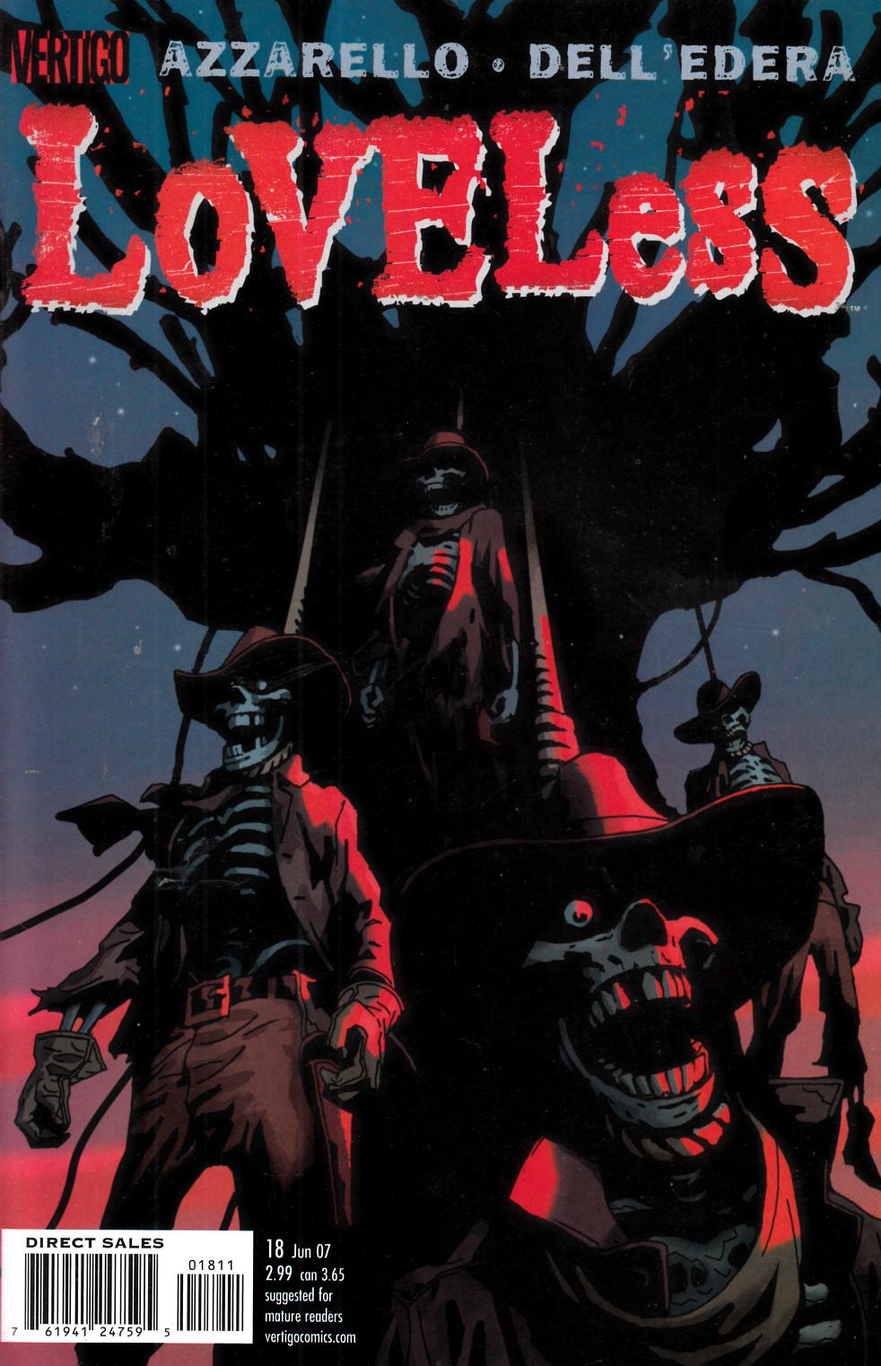 Loveless #18 Near Mint (9.4) [DC Comic] THUMBNAIL