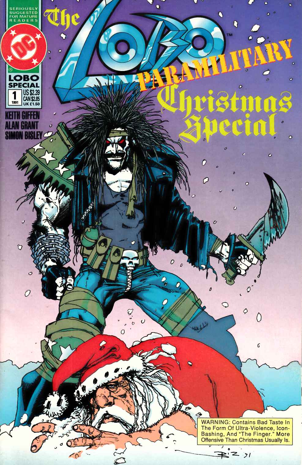 Lobo Paramilitary Christmas Special #1 Very Fine (8.0) [DC Comic] THUMBNAIL