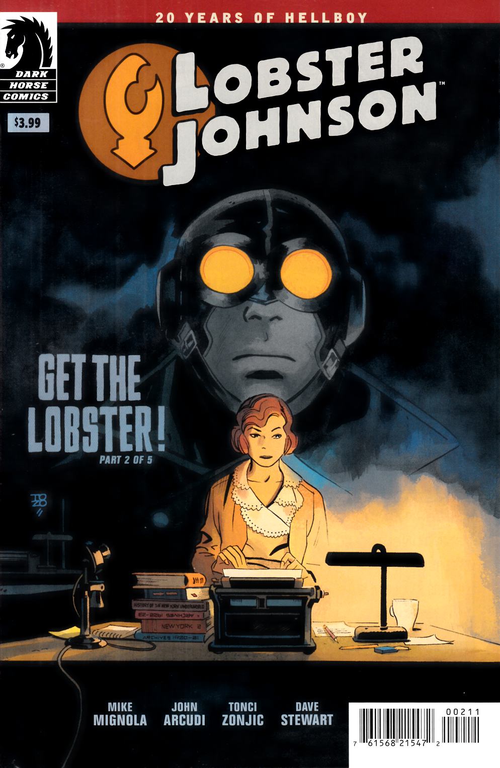 Lobster Johnson Get Lobster #2 Near Mint (9.4) [Dark Horse Comic] THUMBNAIL