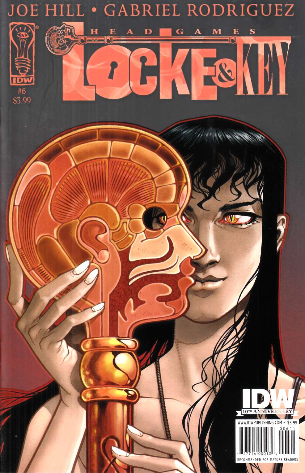 Locke and Key Head Games #6 Near Mint (9.4) [IDW Comic] LARGE