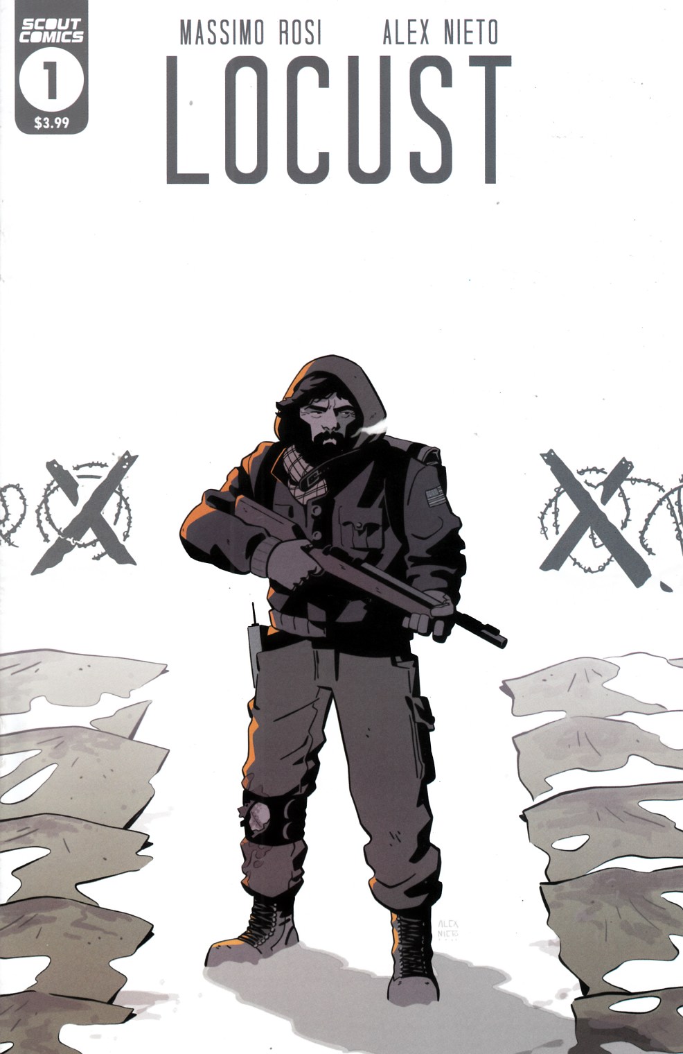 Locust #1 Second Printing Near Mint (9.4) [Scout Comic] THUMBNAIL