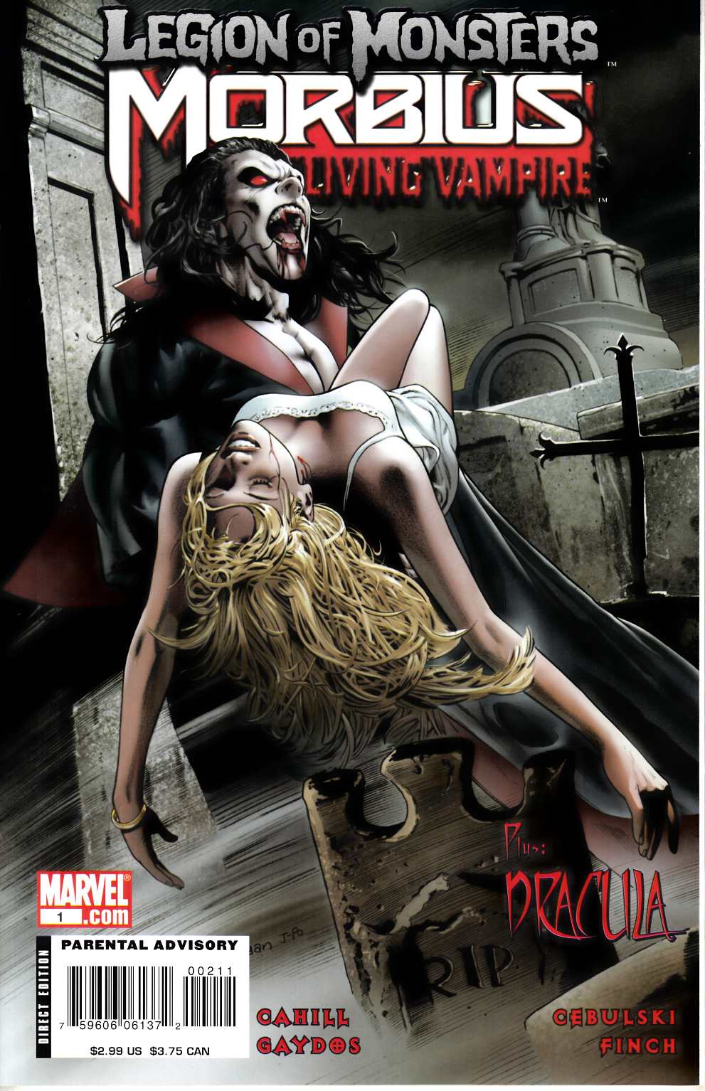 Legion of Monsters Morbius #1 Very Fine (8.0) [Marvel Comic] LARGE