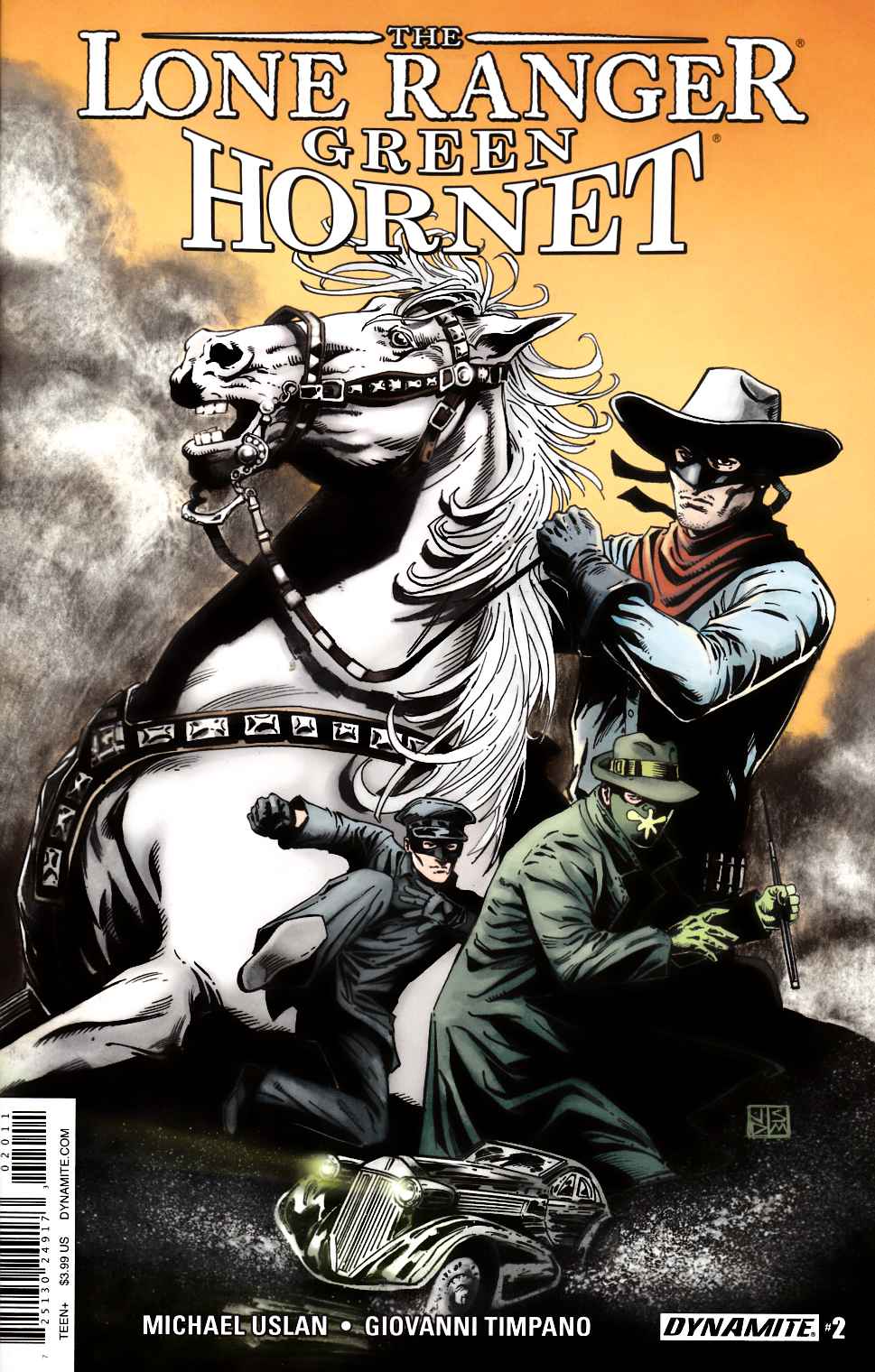 Lone Ranger Green Hornet #2 Cover A [Dynamite Comic] LARGE