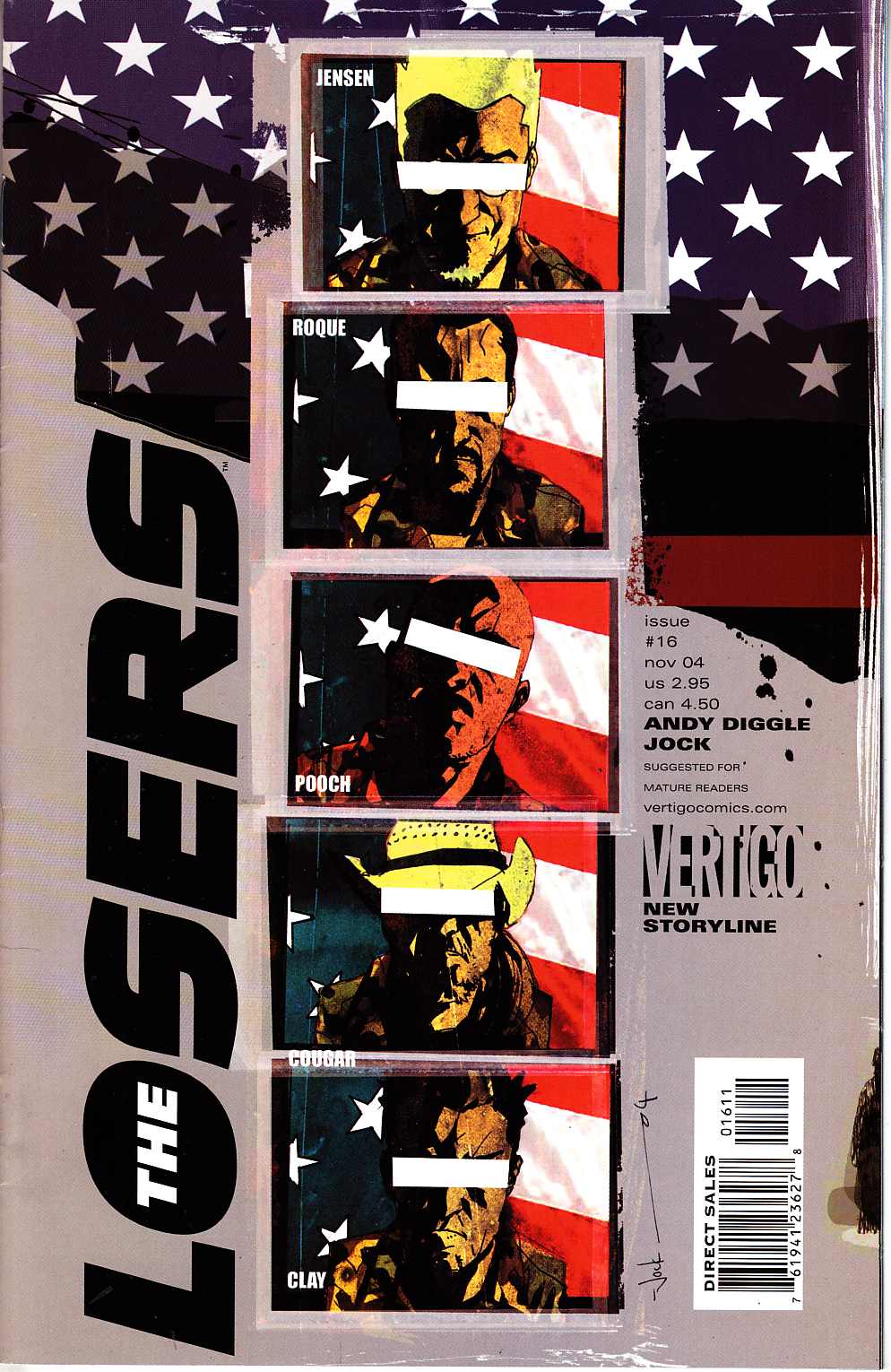 Losers #16 Near Mint (9.4) [DC Comic] LARGE