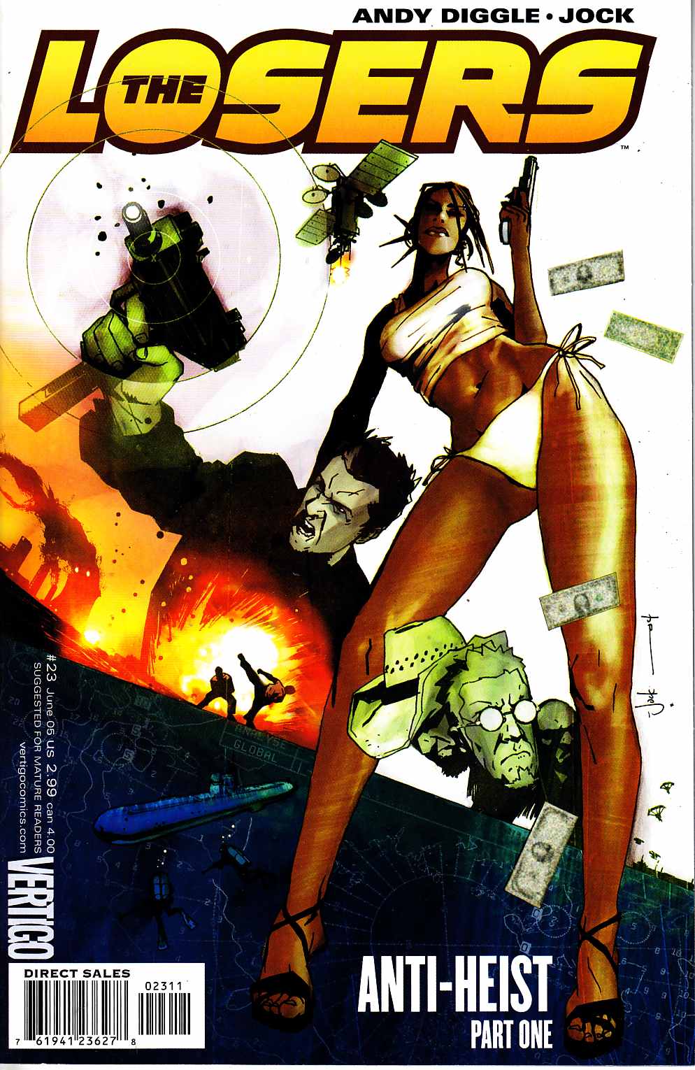 Losers #23 Near Mint (9.4) [DC Comic] LARGE