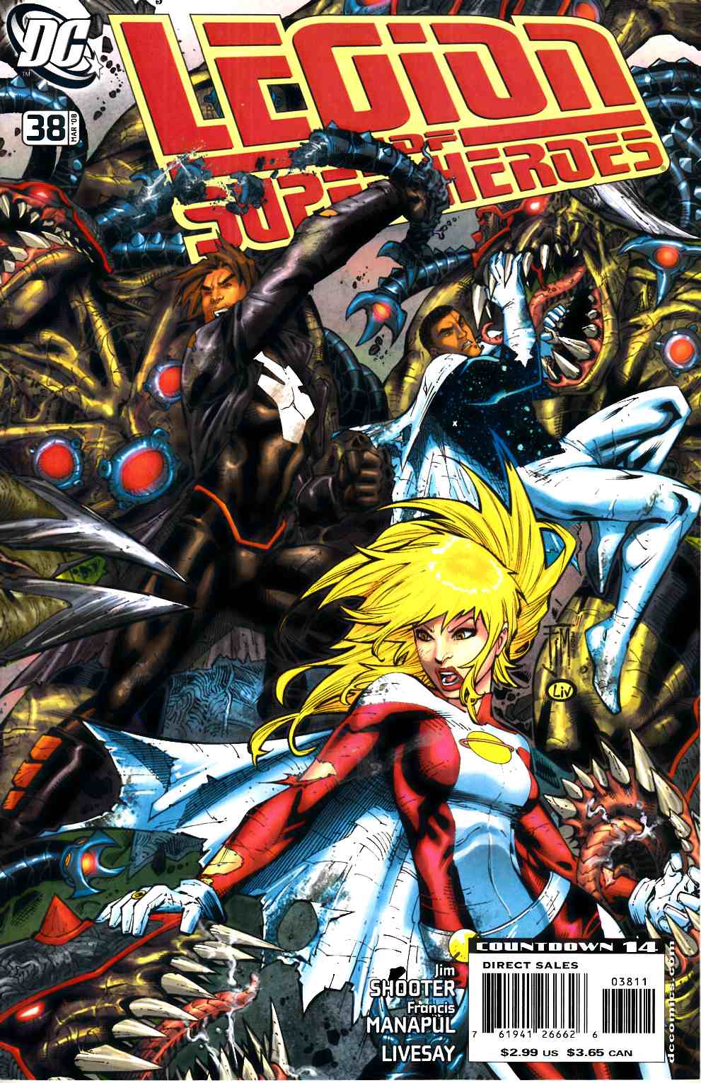 Legion of Super-Heroes #38 Very Fine (8.0) [DC Comic] LARGE