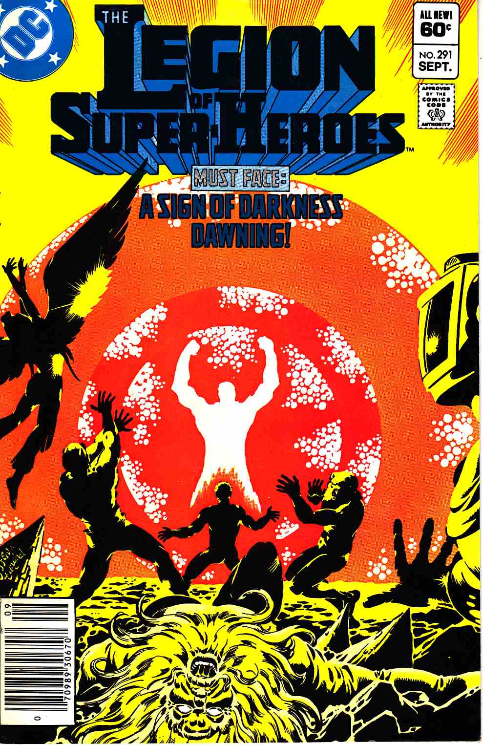 Legion of Super-Heroes #291 Newsstand Edition Near Mint Minus (9.2) [DC Comic] THUMBNAIL