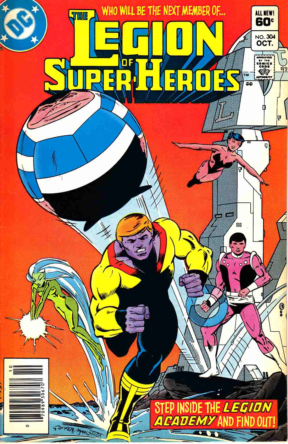 Legion of Super-Heroes #304 Newsstand Edition Very Fine Minus (7.5) [DC Comic] THUMBNAIL