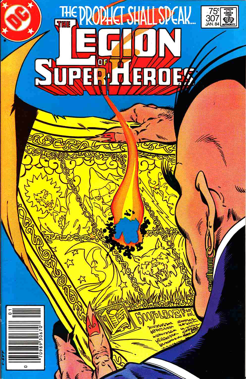 Legion of Super-Heroes #307 Newsstand Edition Near Mint Minus (9.2) [DC Comic] THUMBNAIL