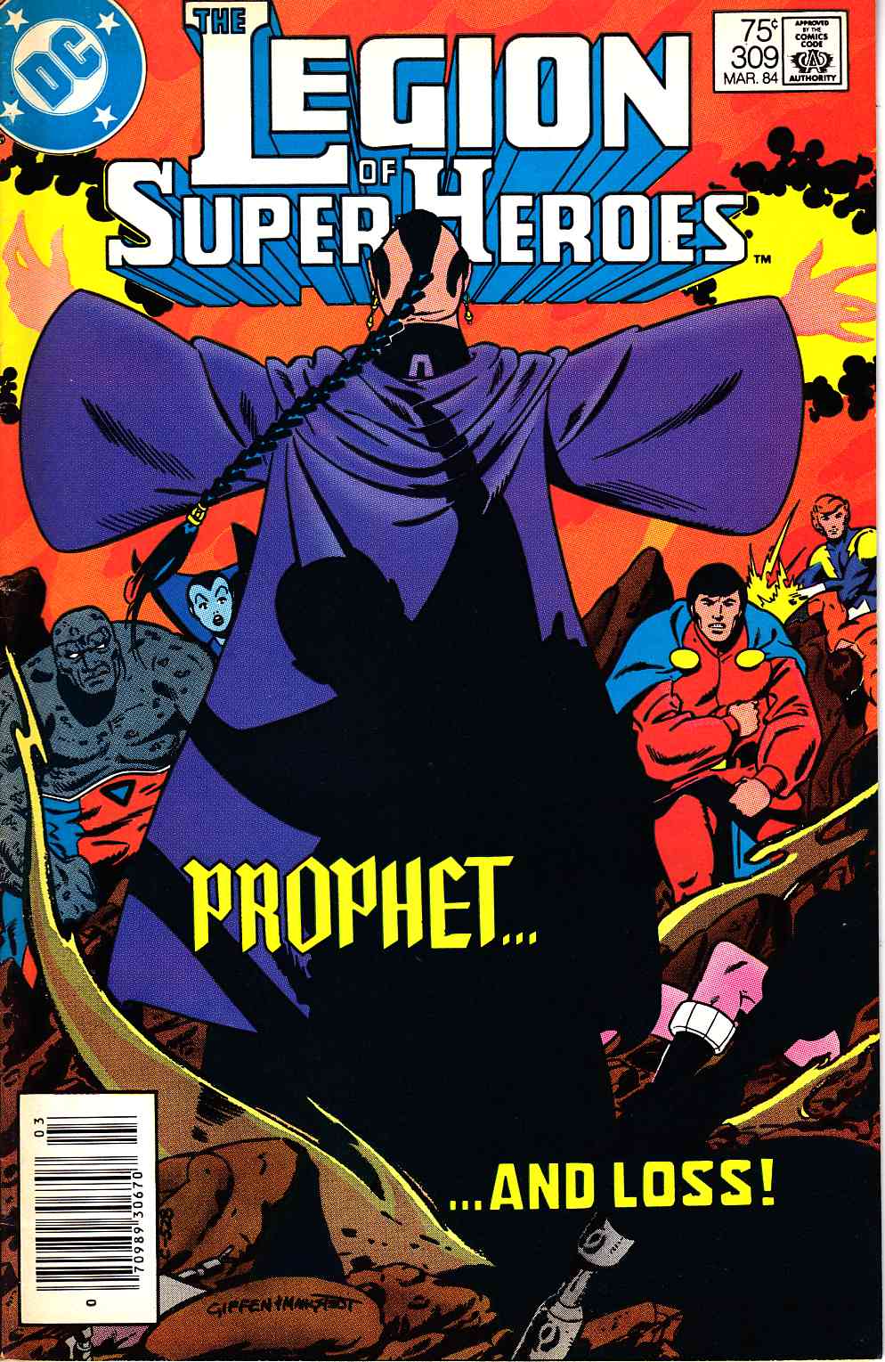 Legion of Super-Heroes #309 Newsstand Edition Very Fine (8.0) [DC Comic] THUMBNAIL
