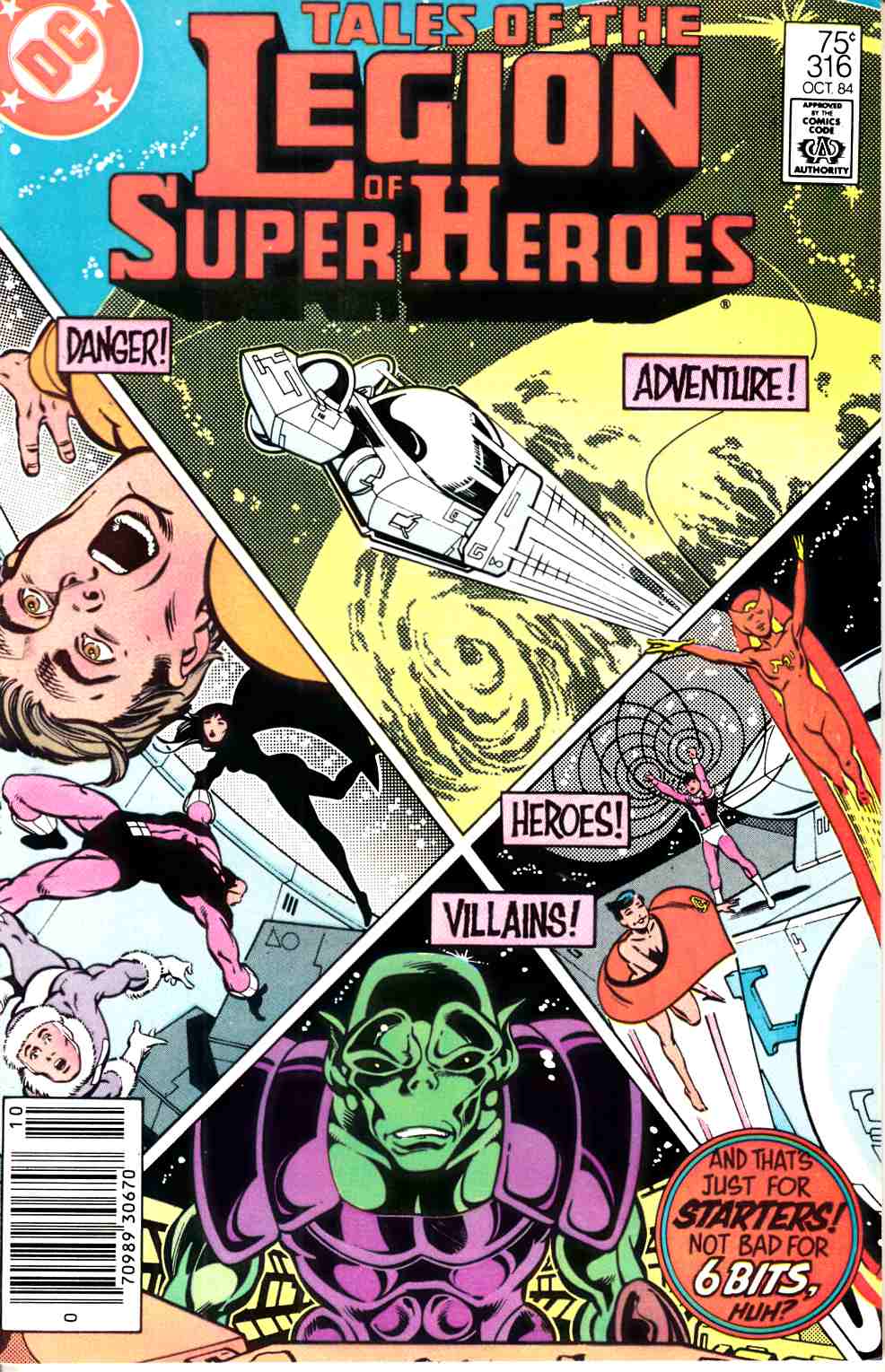 Legion of Super-Heroes #316 Newsstand Edition Very Fine (8.0) [DC Comic] THUMBNAIL