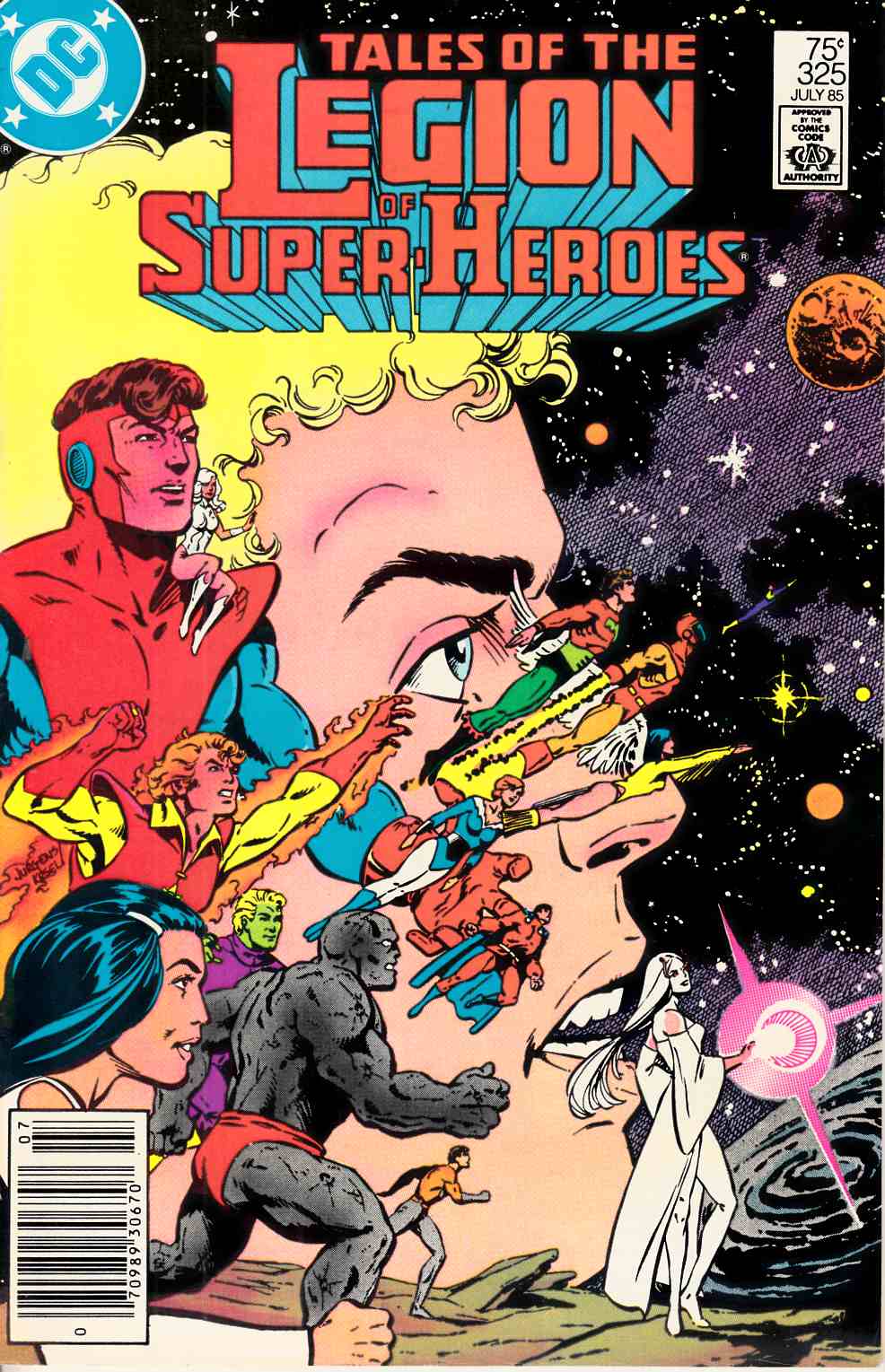 Legion of Super-Heroes #325 Newsstand Edition Very Fine (8.0) [DC Comic] LARGE