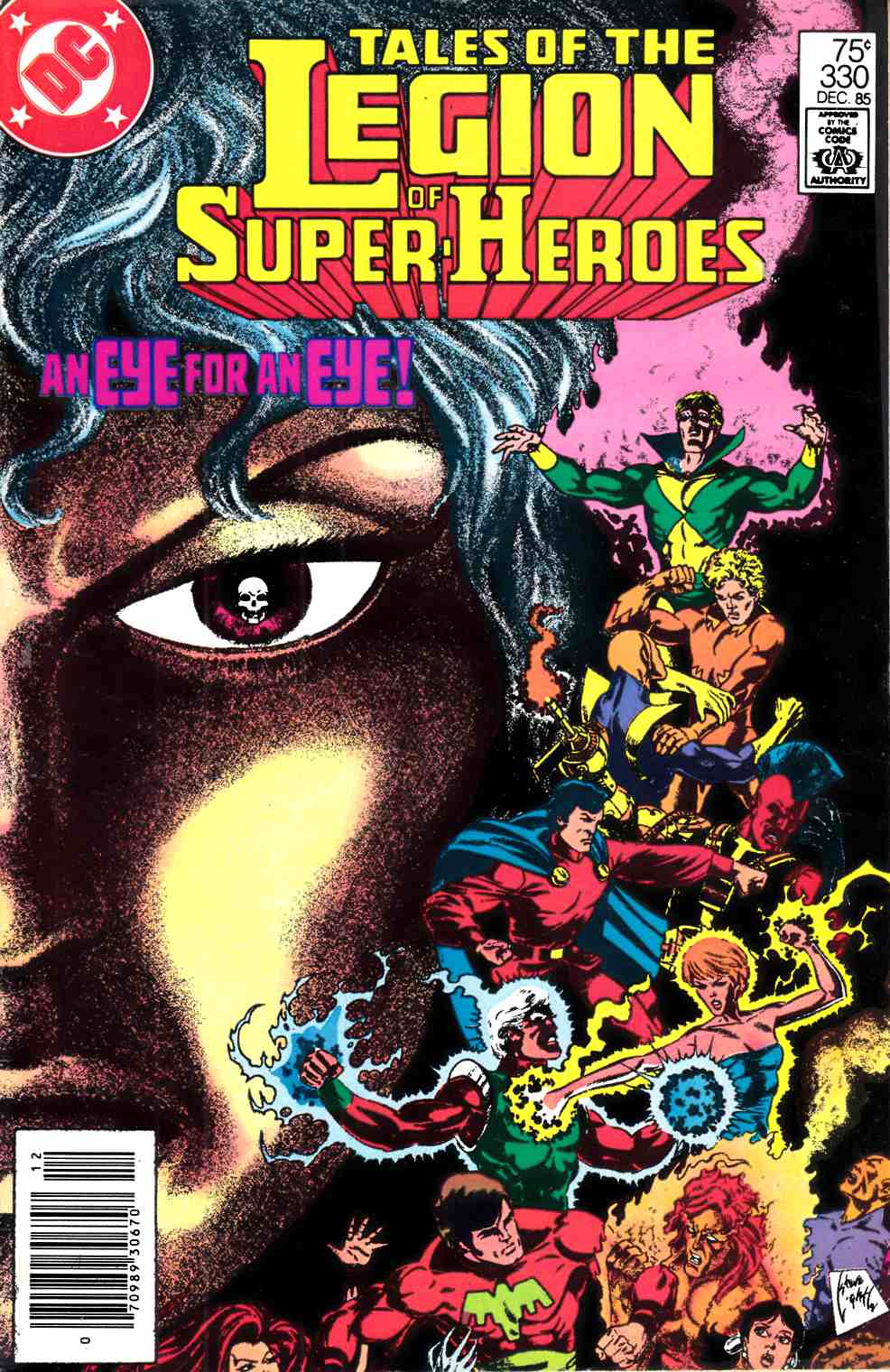 Legion of Super-Heroes #330 Newsstand Edition Very Fine (8.0) [DC Comic] THUMBNAIL