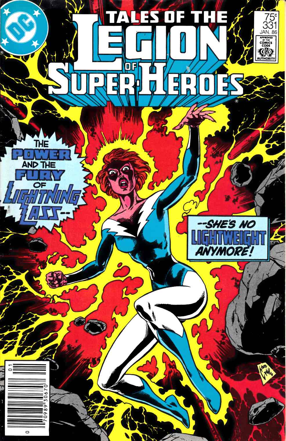 Legion of Super-Heroes #331 Newsstand Edition Fine/Very Fine (7.0) [DC Comic] LARGE