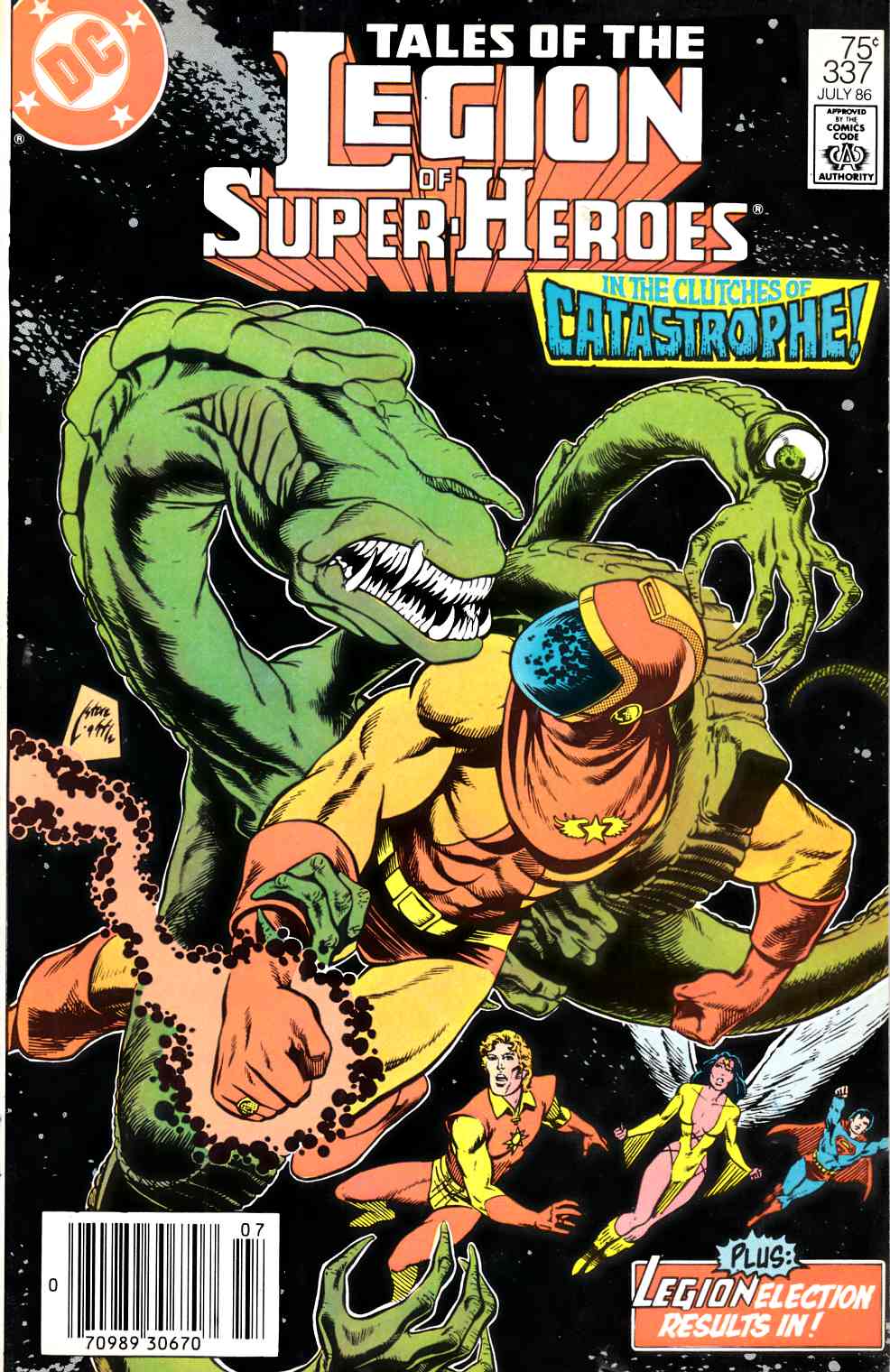 Legion of Super-Heroes #337 Newsstand Edition Very Fine (8.0) [DC Comic] THUMBNAIL