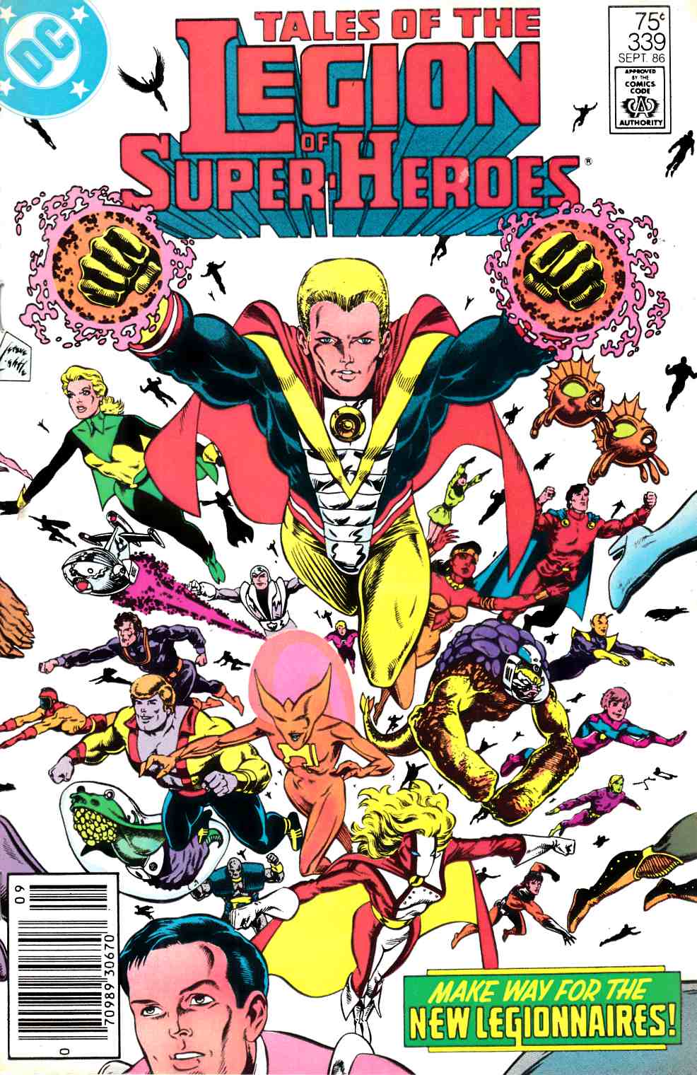 Legion of Super-Heroes #339 Newsstand Edition Very Fine (8.0) [DC Comic] THUMBNAIL